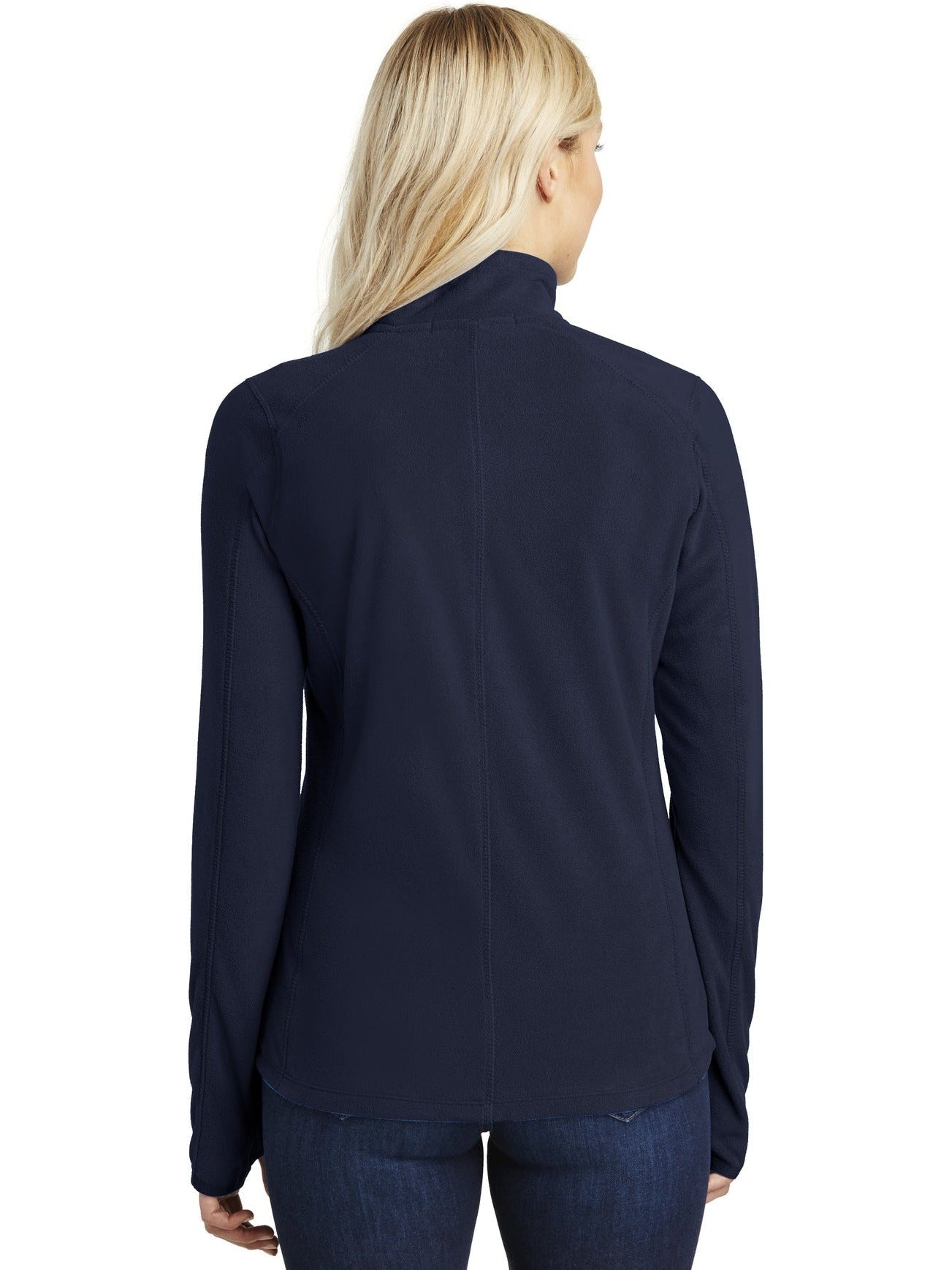 no-logo Port Authority Ladies Microfleece 1/2 Zip Pullover-Regular-Port Authority-Thread Logic