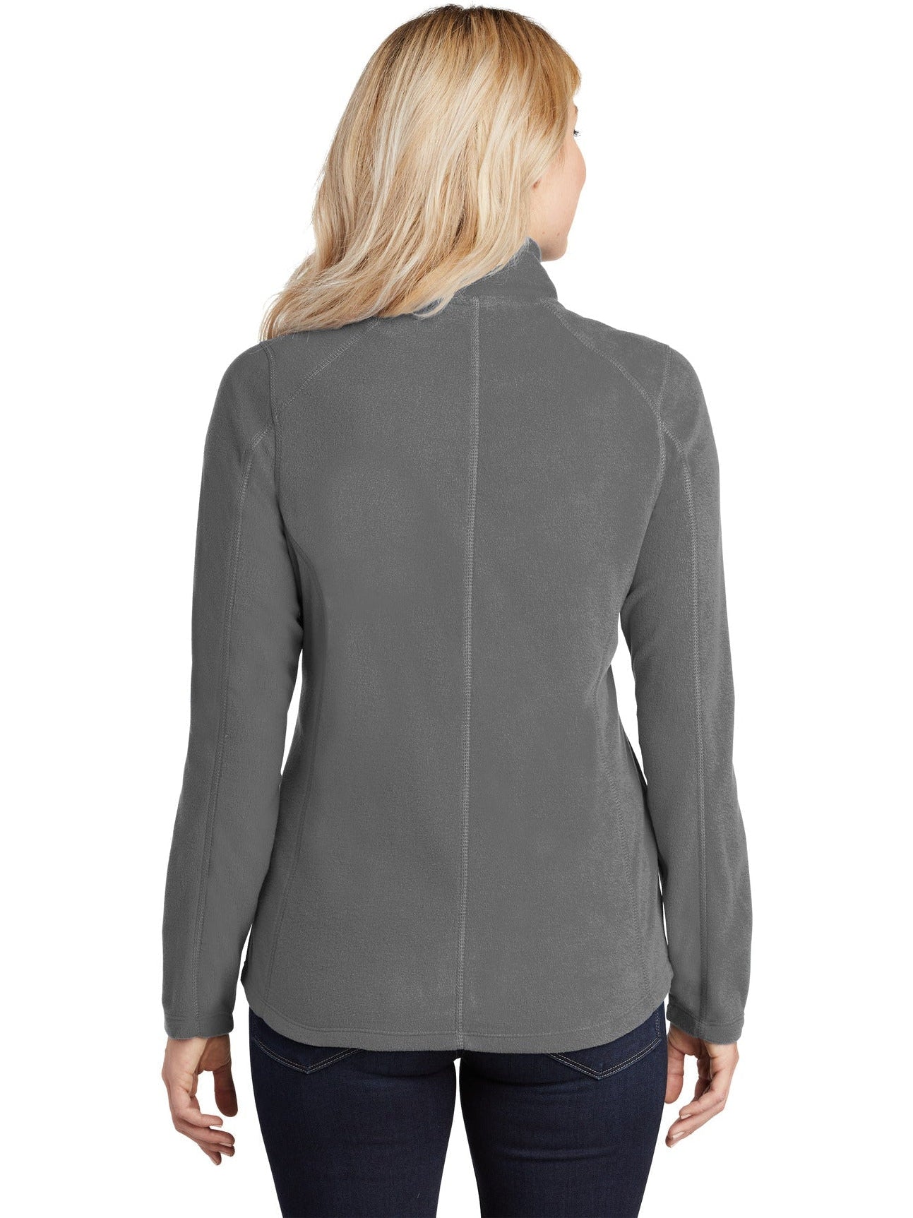 no-logo Port Authority Ladies Microfleece Jacket-Regular-Port Authority-Thread Logic
