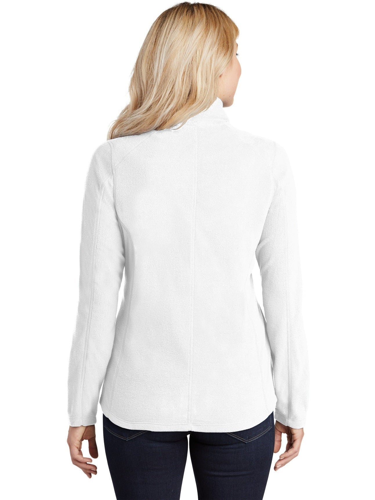 no-logo Port Authority Ladies Microfleece Jacket-Regular-Port Authority-Thread Logic