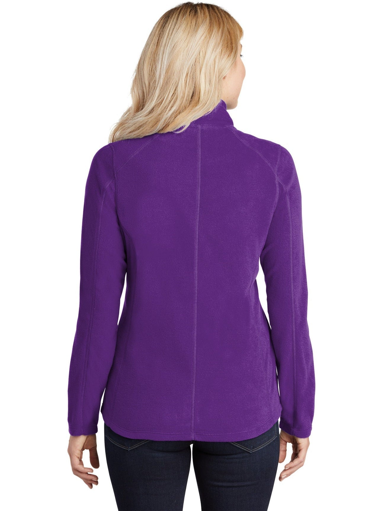 no-logo Port Authority Ladies Microfleece Jacket-Regular-Port Authority-Thread Logic