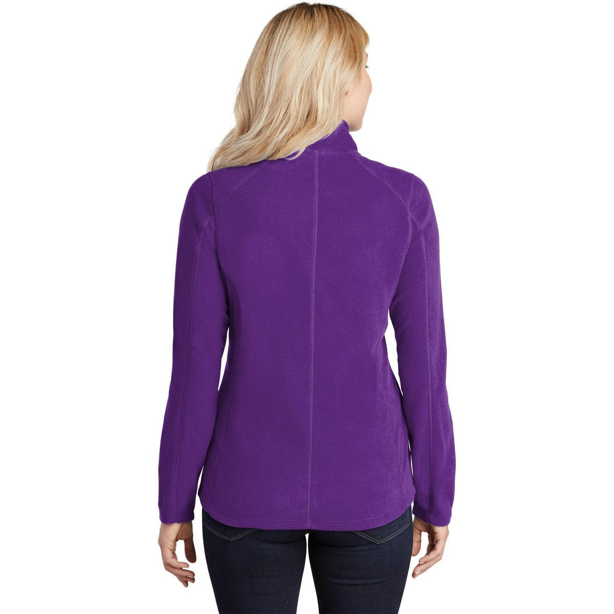 no-logo Port Authority Women's Microfleece Jacket-Regular-Port Authority-Thread Logic