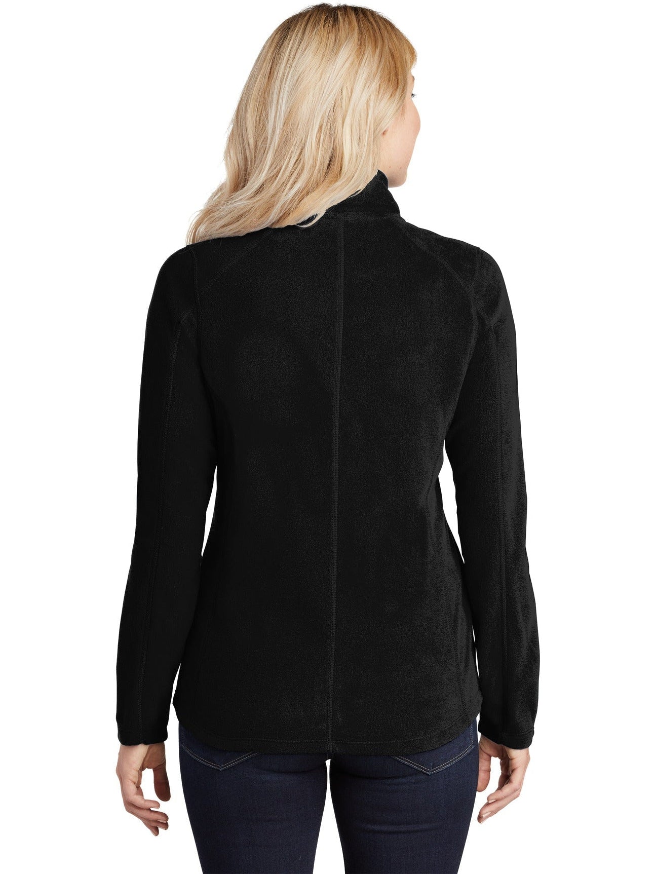 no-logo Port Authority Ladies Microfleece Jacket-Regular-Port Authority-Thread Logic