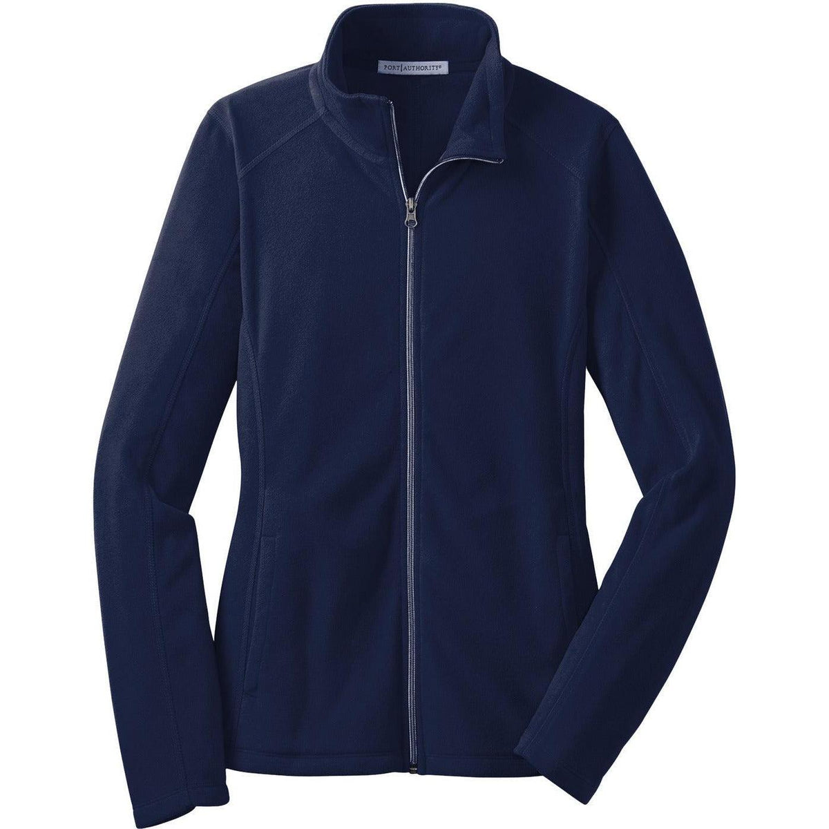 no-logo Port Authority Women's Microfleece Jacket-Regular-Port Authority-True Navy-XS-Thread Logic