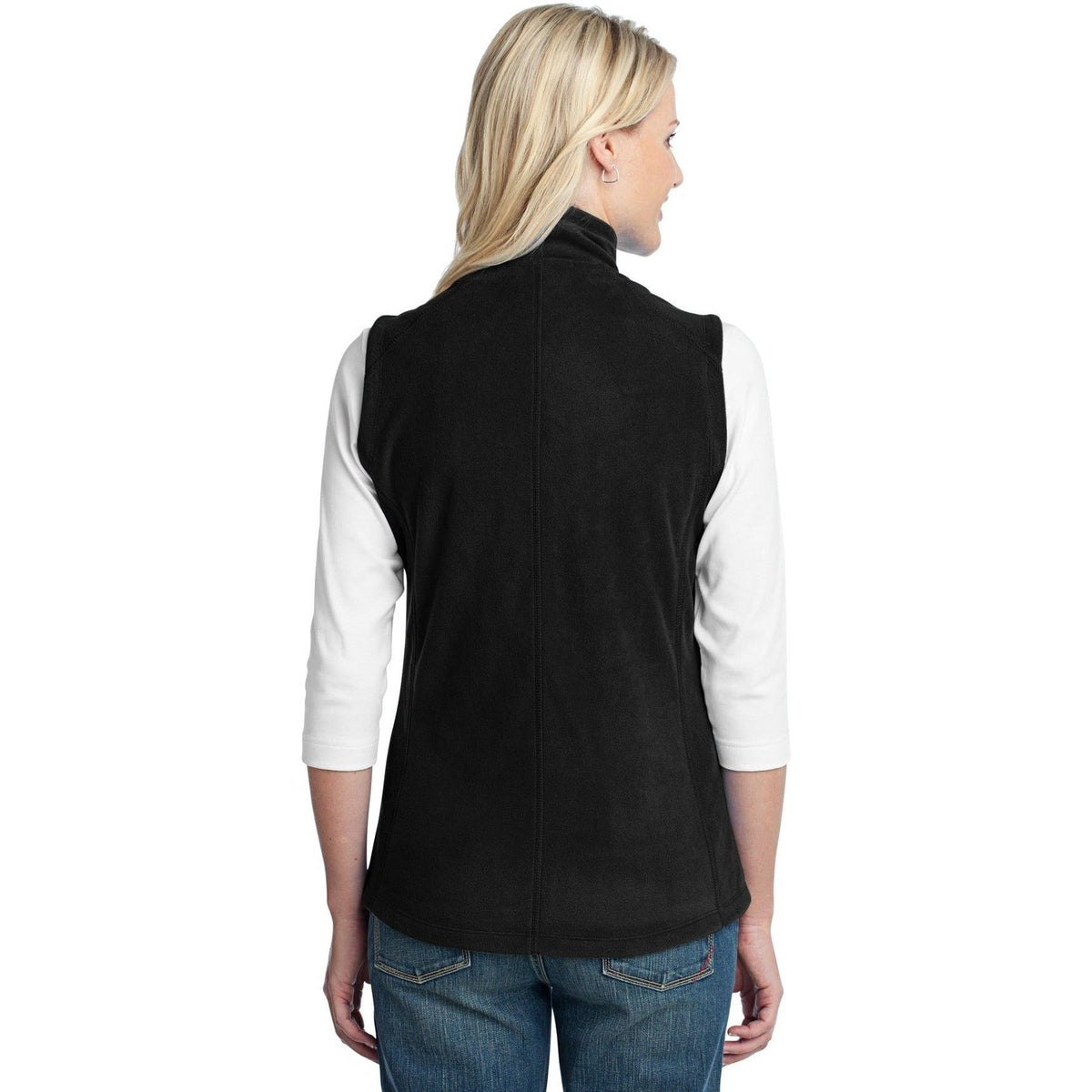 no-logo Port Authority Women's Microfleece Vest-Vests-Port Authority-Thread Logic