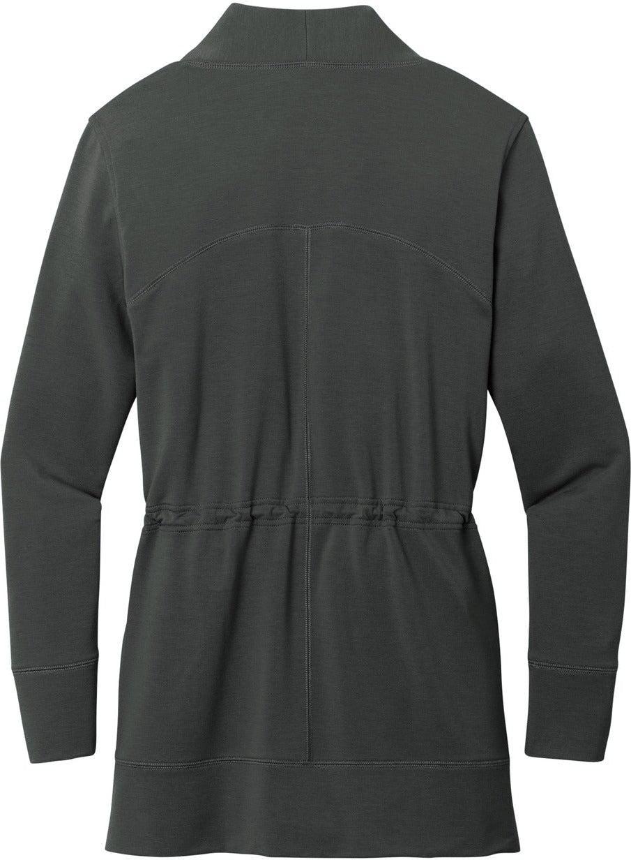 no-logo Port Authority Ladies Microterry Cardigan-Regular-Port Authority-Thread Logic