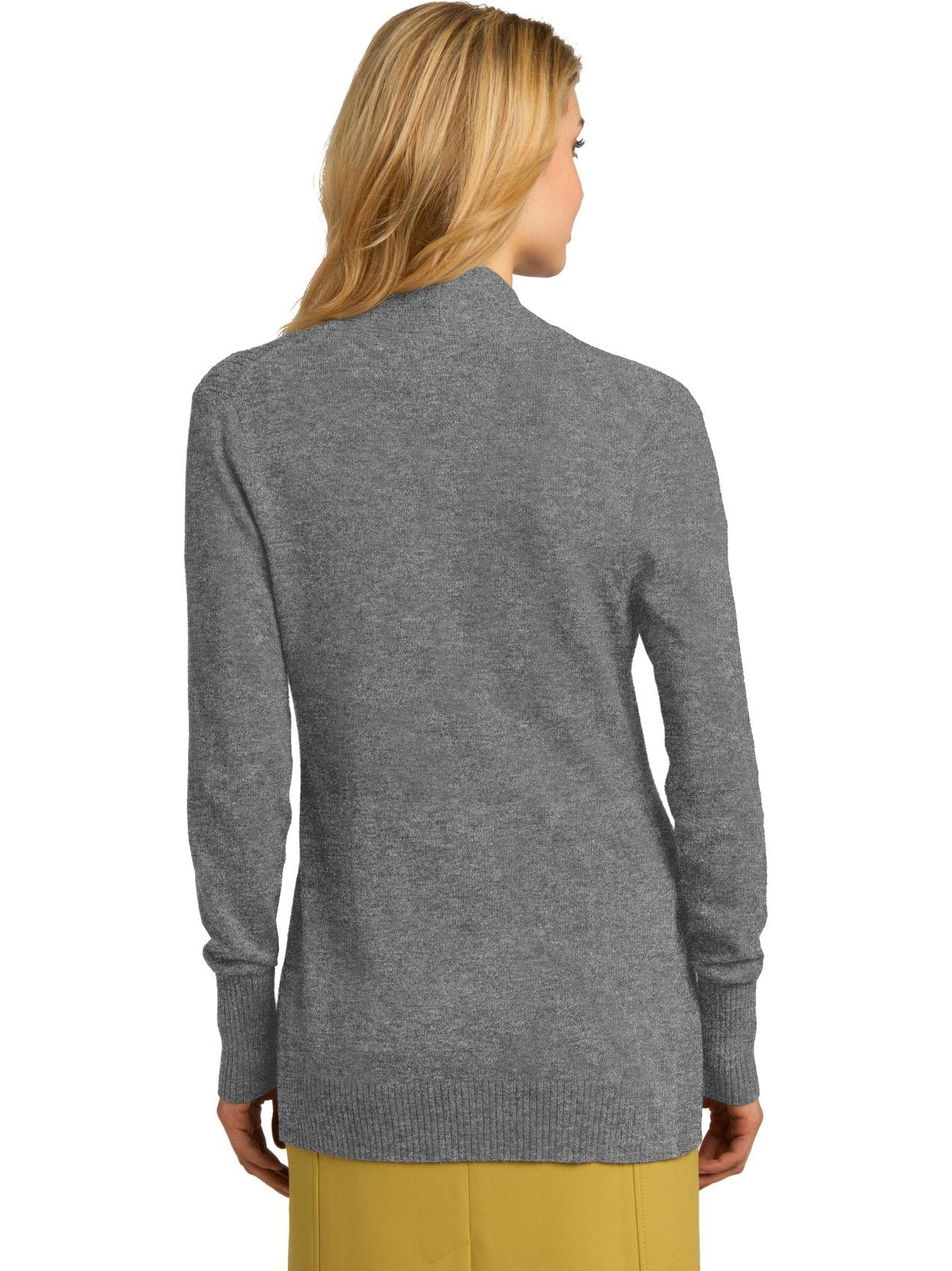 no-logo Port Authority Ladies Open Front Cardigan Sweater-Regular-Port Authority-Thread Logic