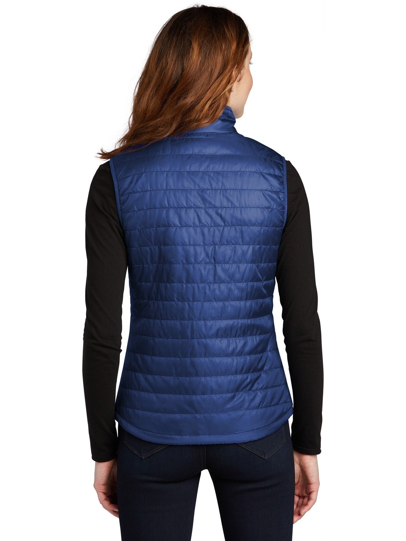 no-logo Port Authority Ladies Packable Puffy Vest-Regular-Port Authority-Thread Logic