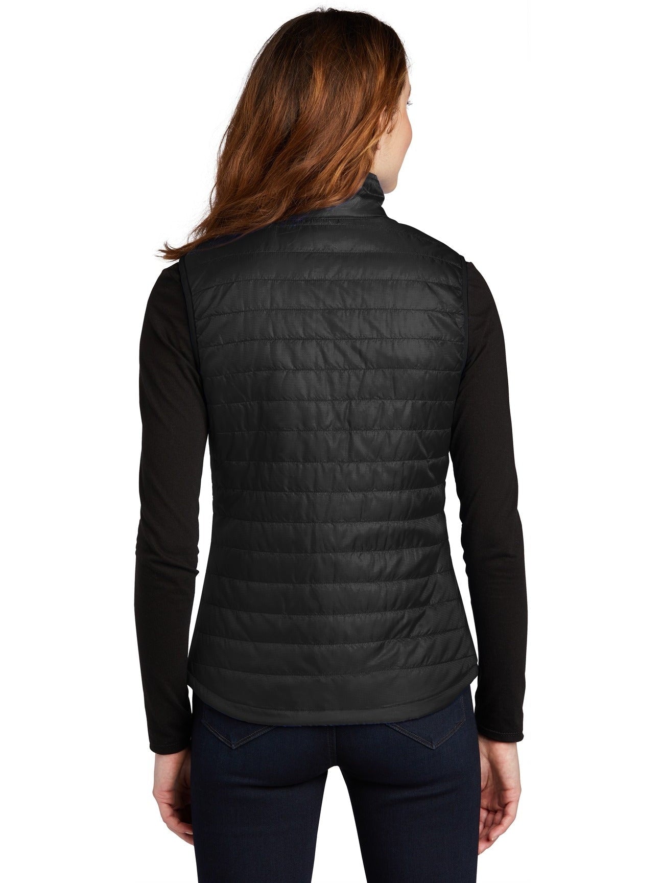 no-logo Port Authority Ladies Packable Puffy Vest-Regular-Port Authority-Thread Logic