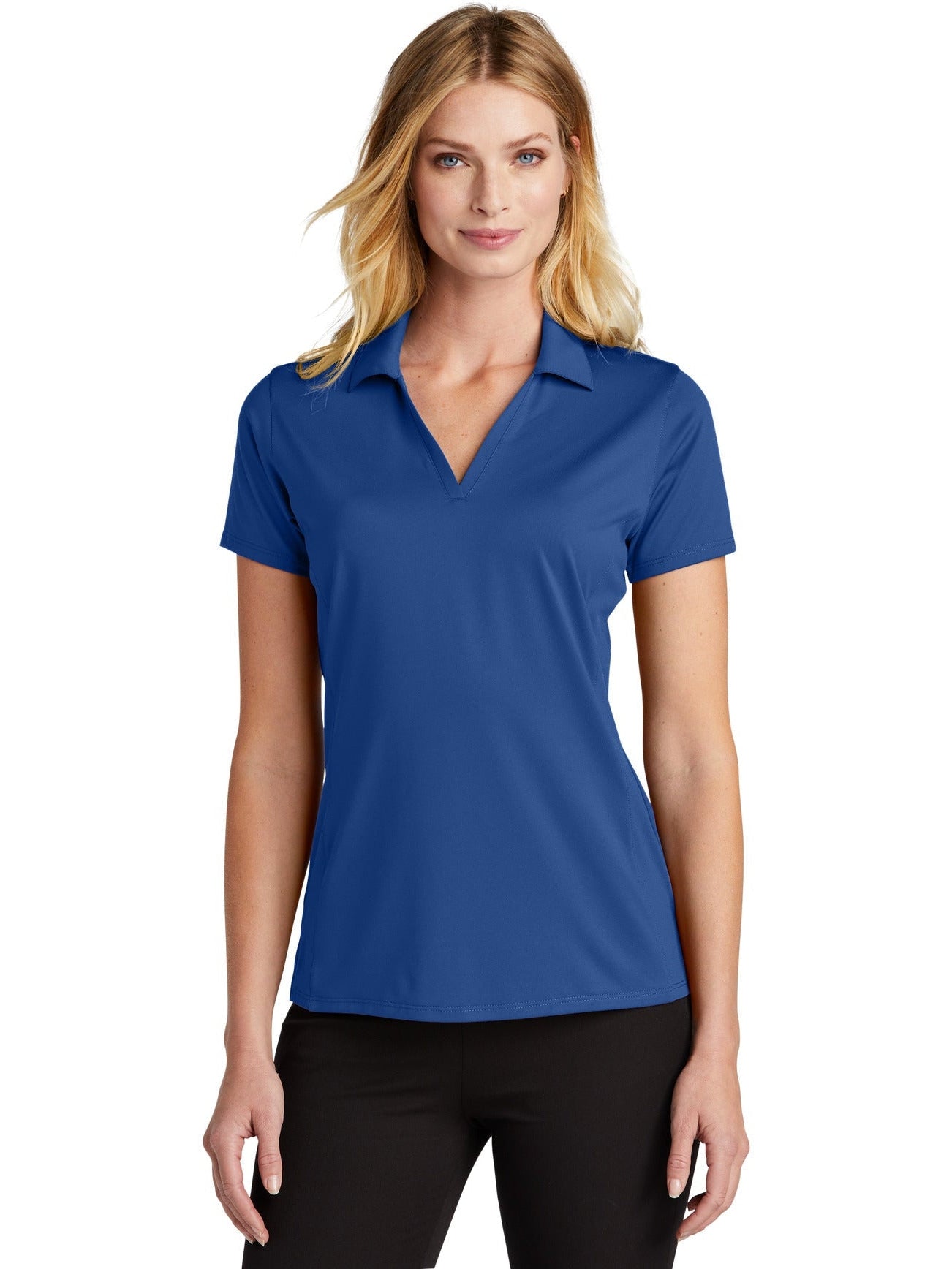 no-logo Port Authority Ladies Performance Staff Polo-Regular-Port Authority-Thread Logic