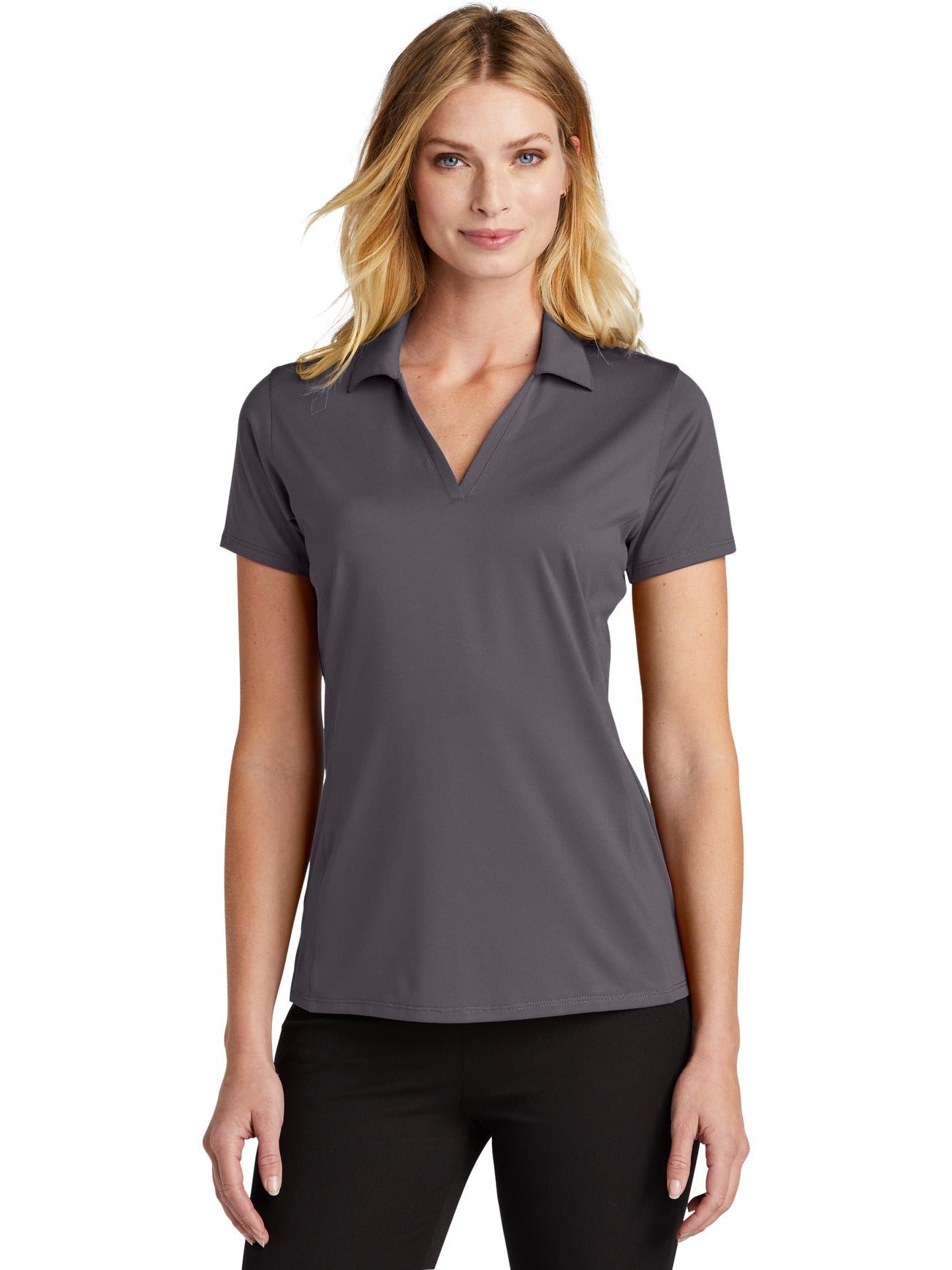 no-logo Port Authority Ladies Performance Staff Polo-Regular-Port Authority-Thread Logic