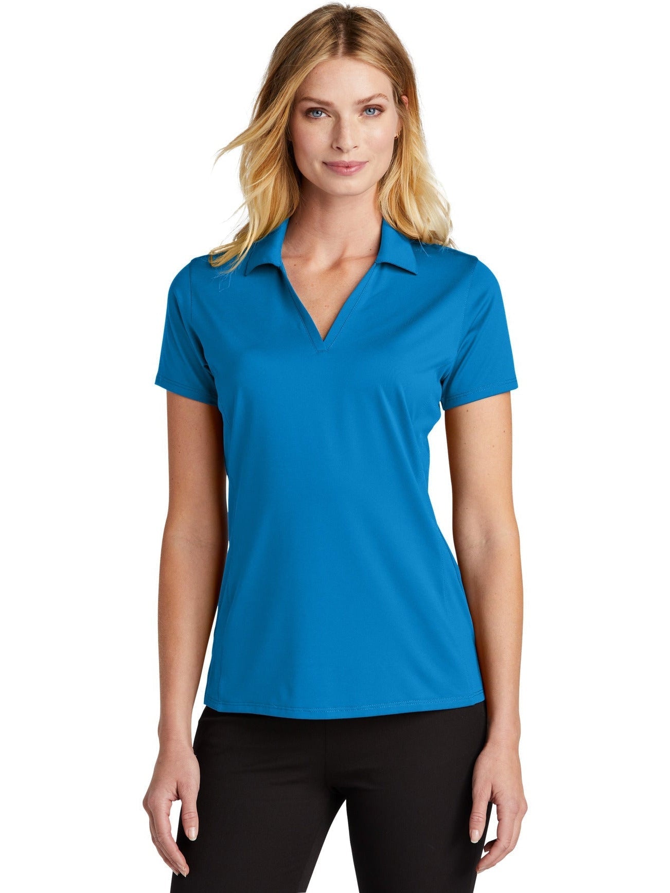 no-logo Port Authority Ladies Performance Staff Polo-Regular-Port Authority-Thread Logic