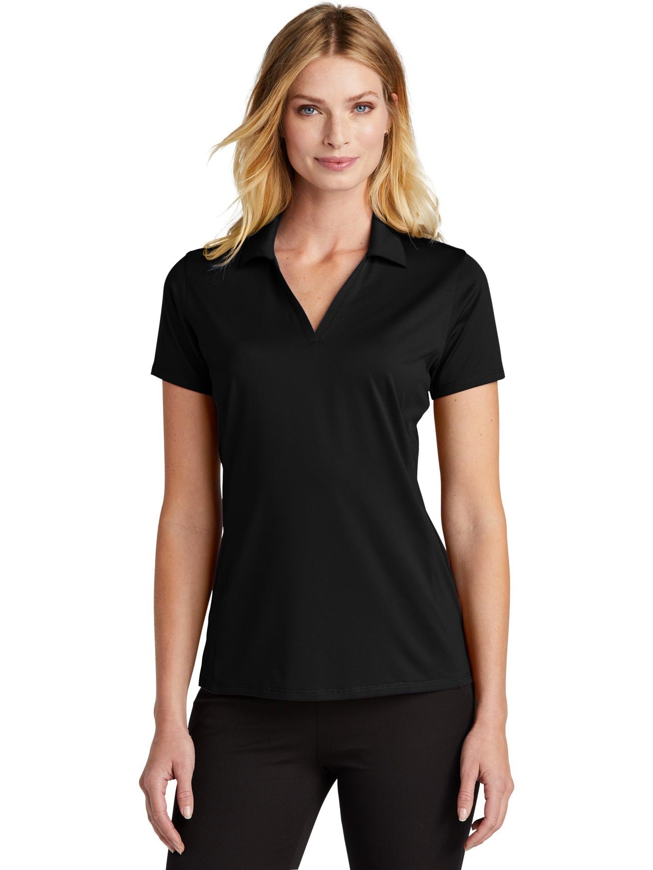 no-logo Port Authority Ladies Performance Staff Polo-Regular-Port Authority-Thread Logic