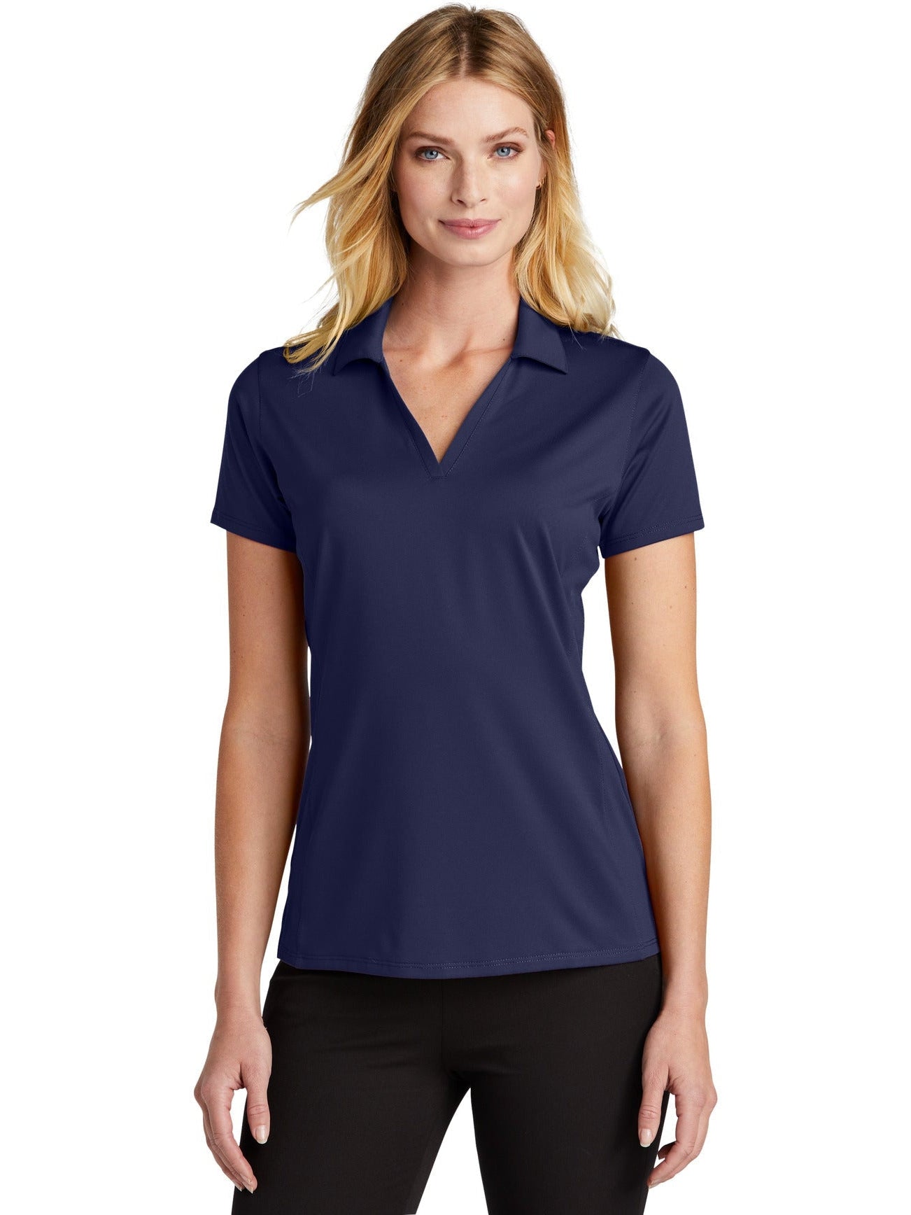 no-logo Port Authority Ladies Performance Staff Polo-Regular-Port Authority-Thread Logic