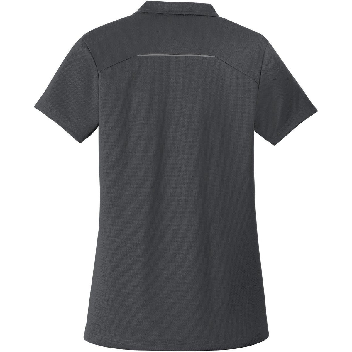 no-logo Port Authority Women's Pinpoint Mesh Zip Polo-Regular-Port Authority-Thread Logic