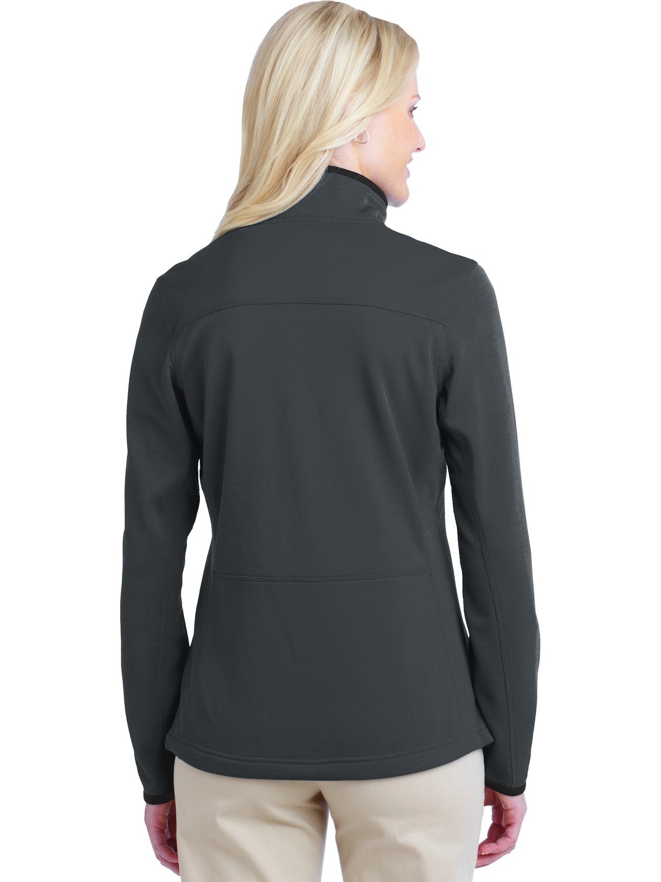 no-logo Port Authority Ladies Pique Fleece Jacket-Regular-Port Authority-Thread Logic