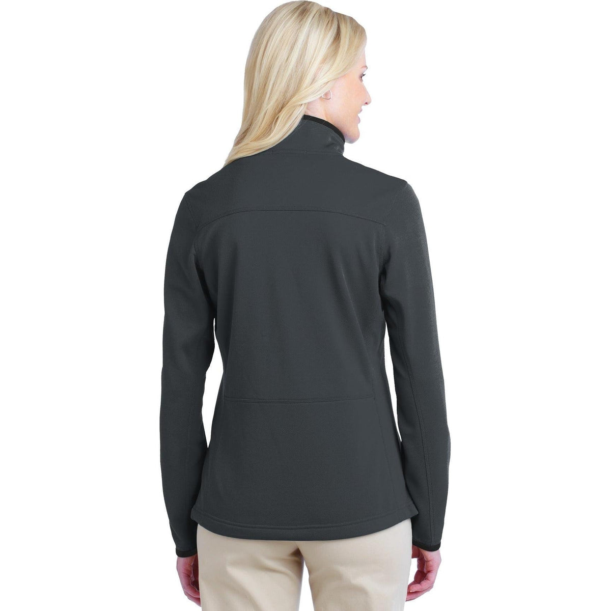 no-logo Port Authority Women's Pique Fleece Jacket-Regular-Port Authority-Thread Logic