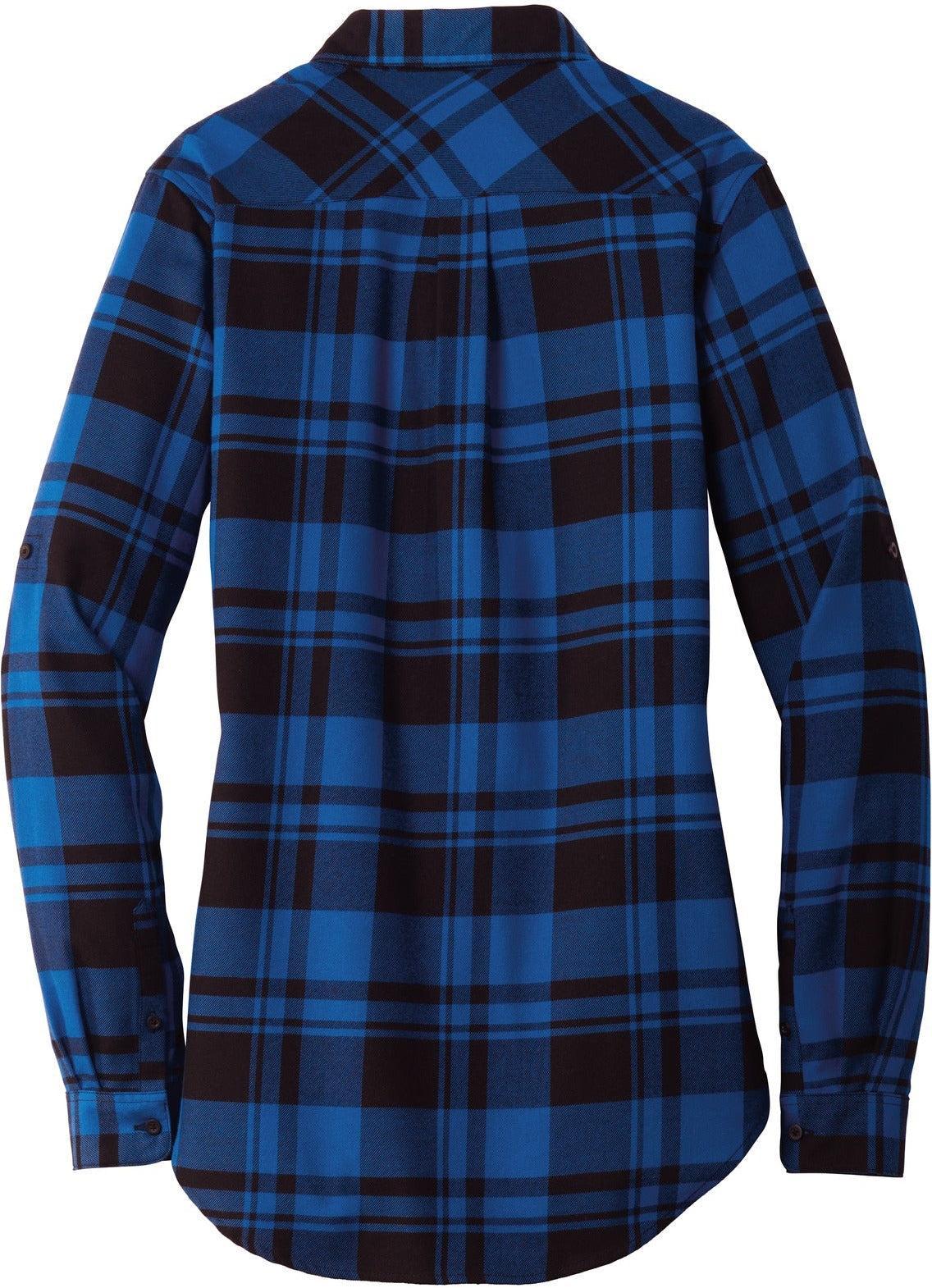 no-logo Port Authority Ladies Plaid Flannel Tunic-Regular-Port Authority-Thread Logic