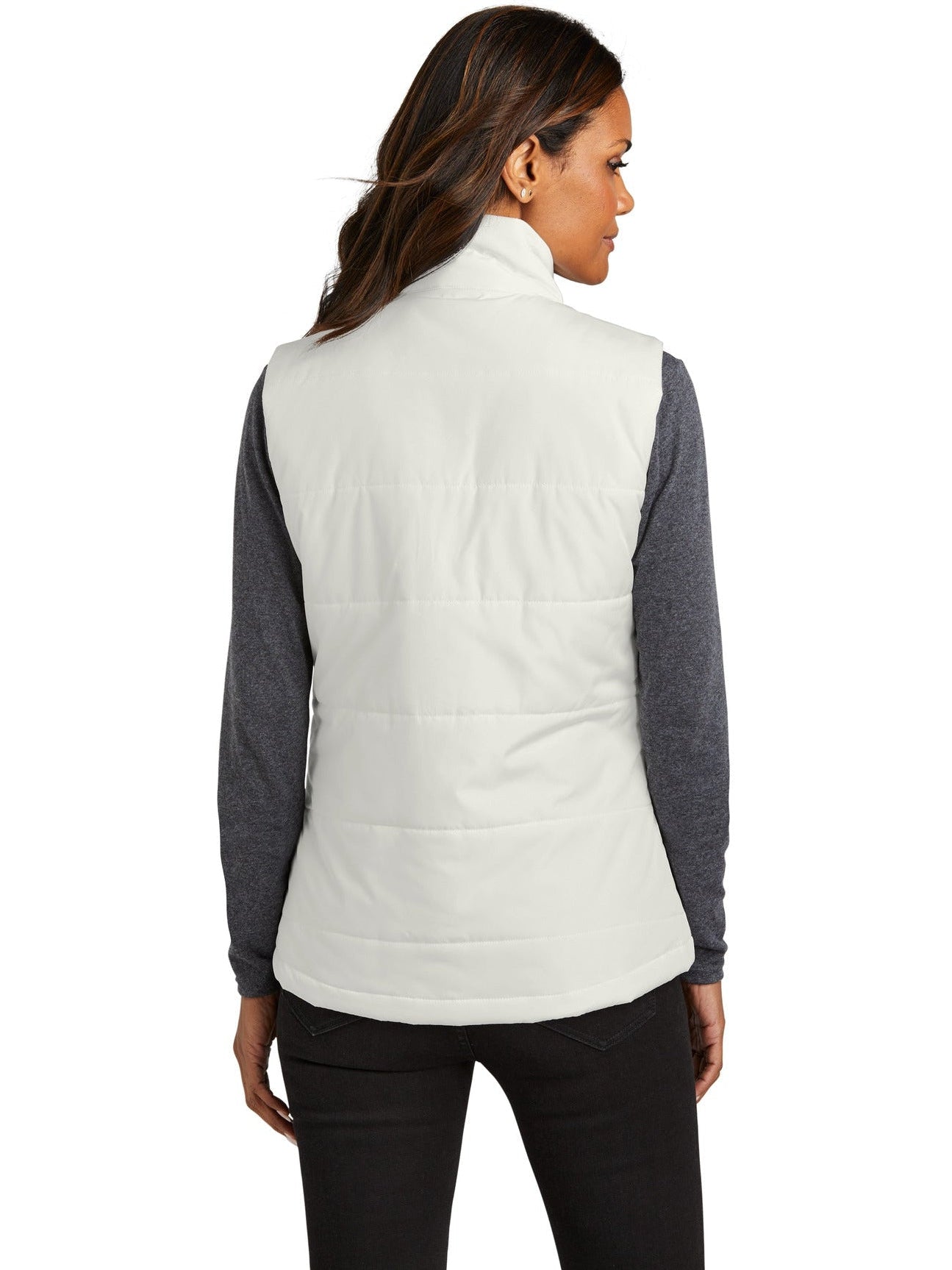 no-logo Port Authority Ladies Puffer Vest-Regular-Port Authority-Thread Logic