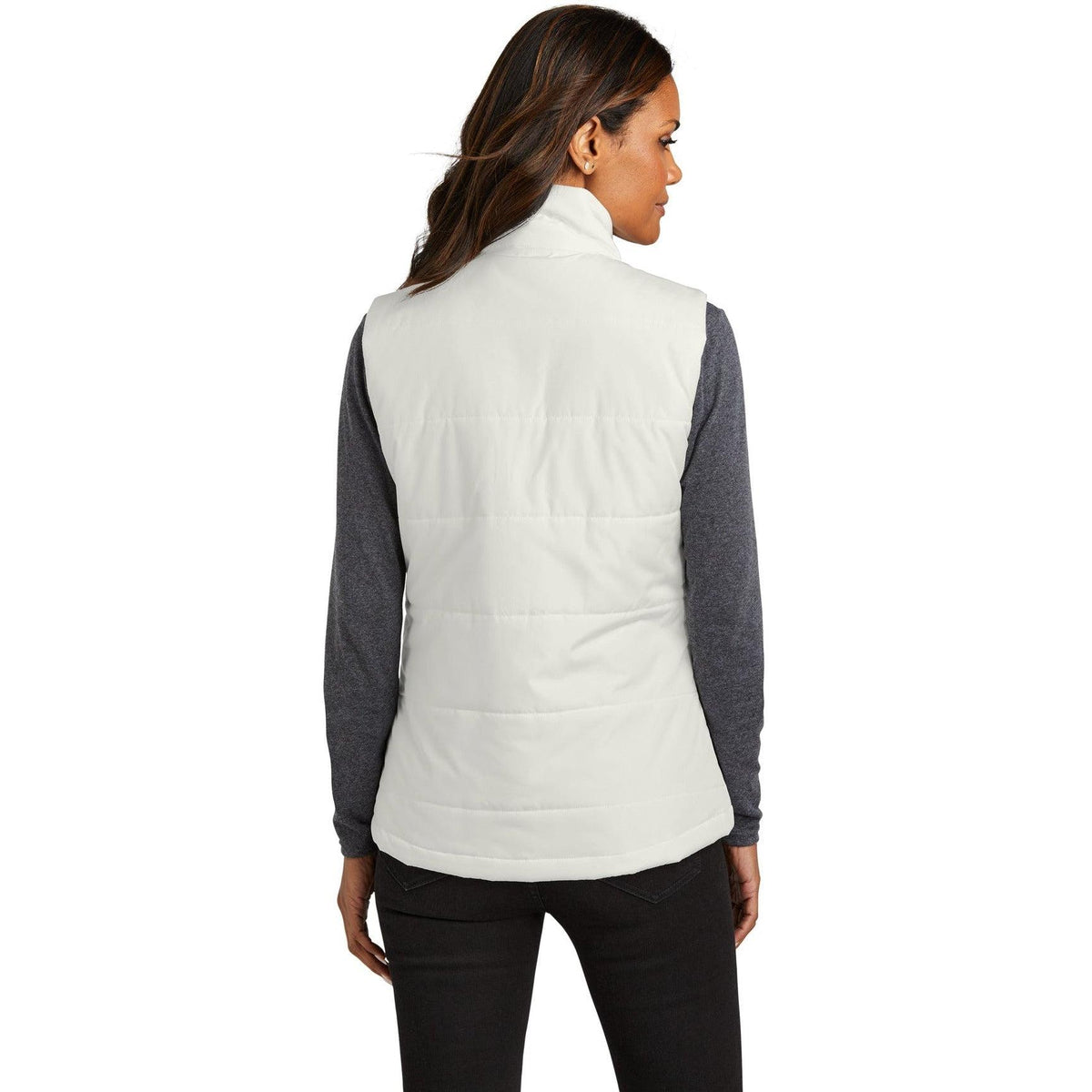 no-logo Port Authority Ladies Puffer Vest-Regular-Port Authority-Thread Logic