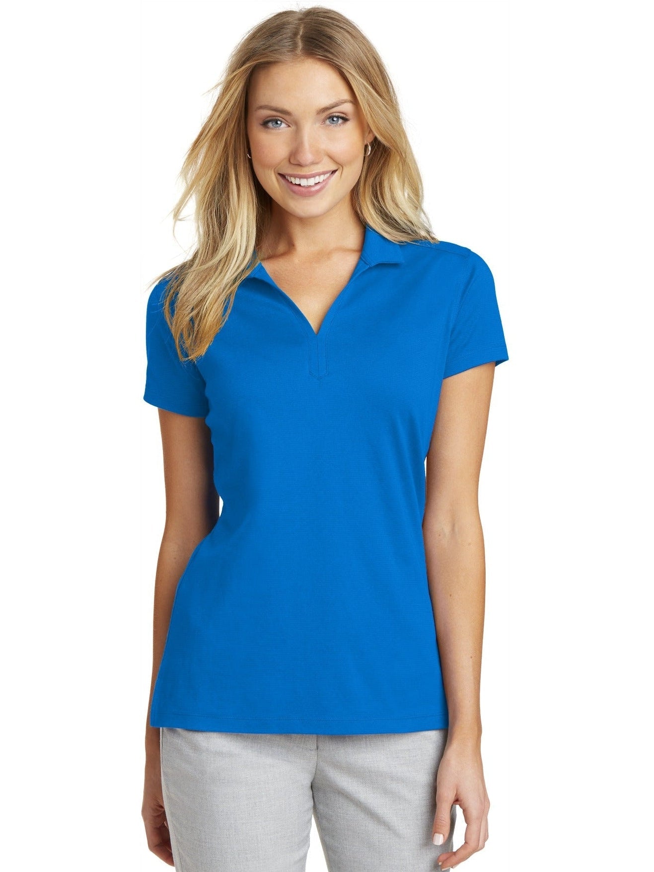 no-logo Port Authority Ladies Rapid Dry Mesh Polo-Regular-Port Authority-Thread Logic