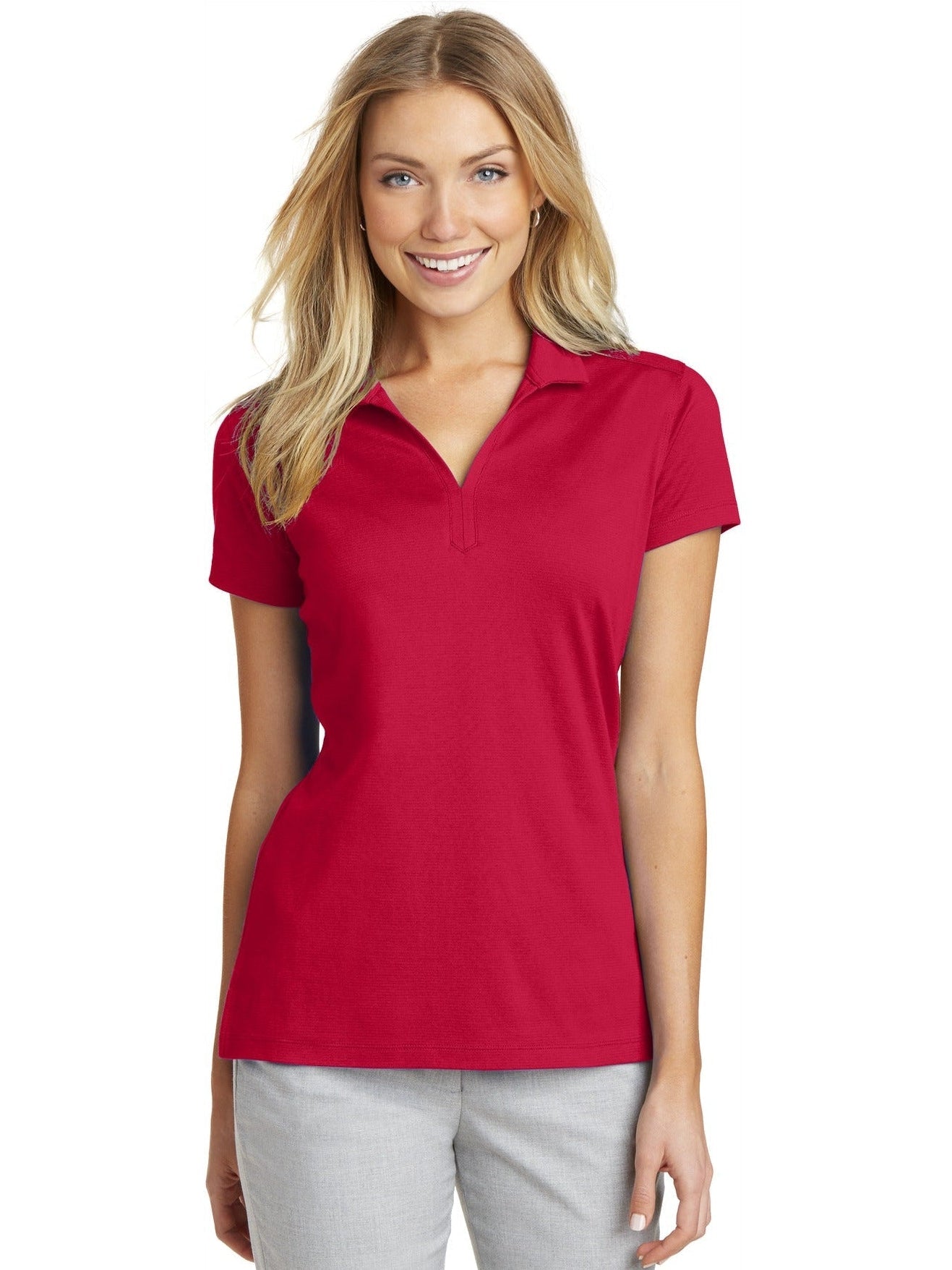 no-logo Port Authority Ladies Rapid Dry Mesh Polo-Regular-Port Authority-Thread Logic