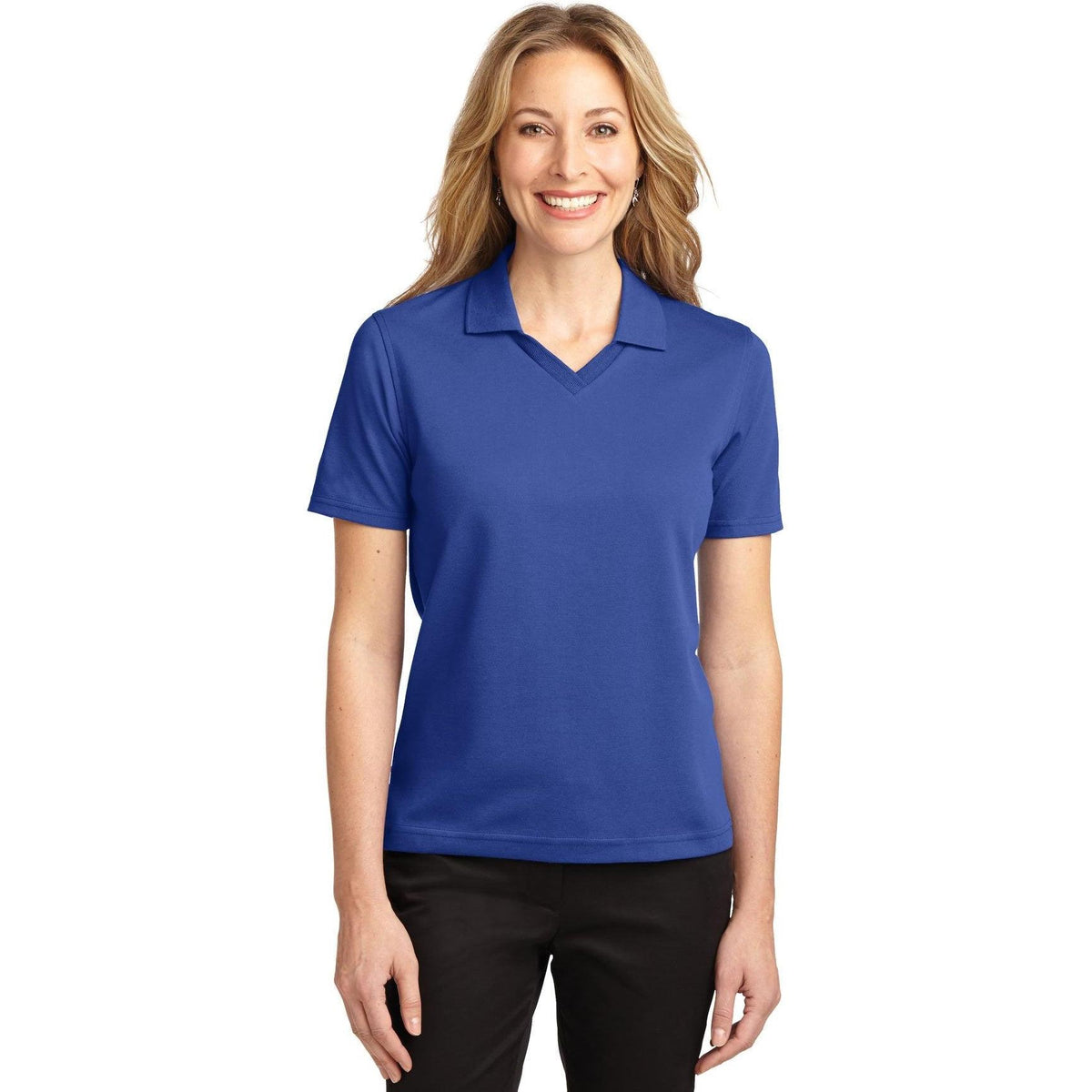 no-logo Port Authority Women's Rapid Dry Polo Shirt-Regular-Port Authority-Thread Logic