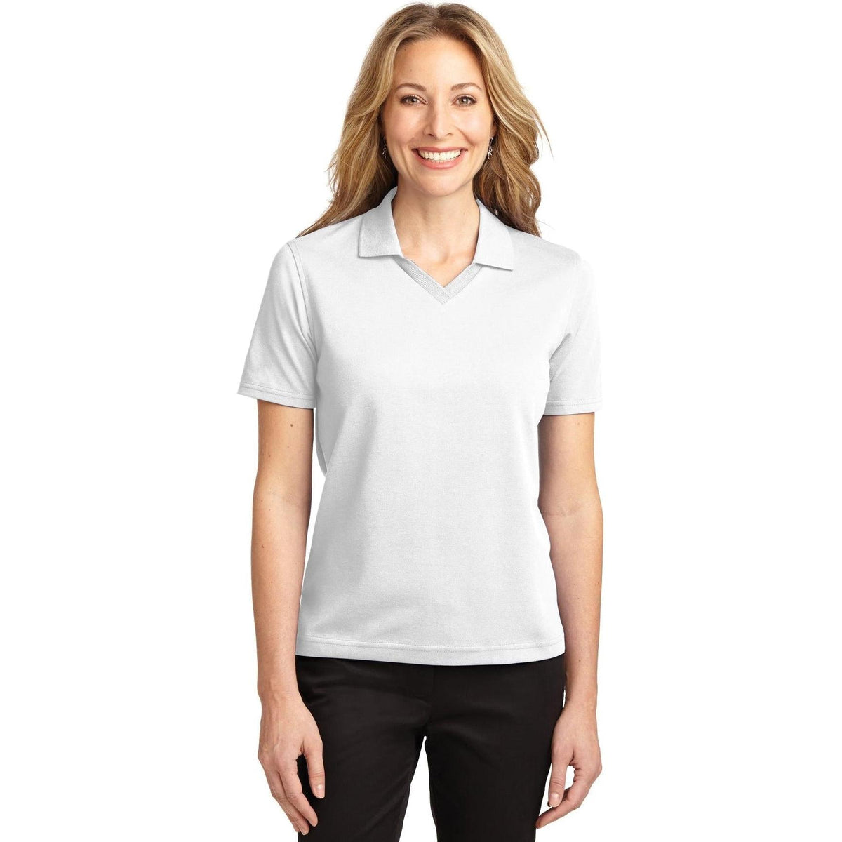 no-logo Port Authority Women's Rapid Dry Polo Shirt-Regular-Port Authority-Thread Logic