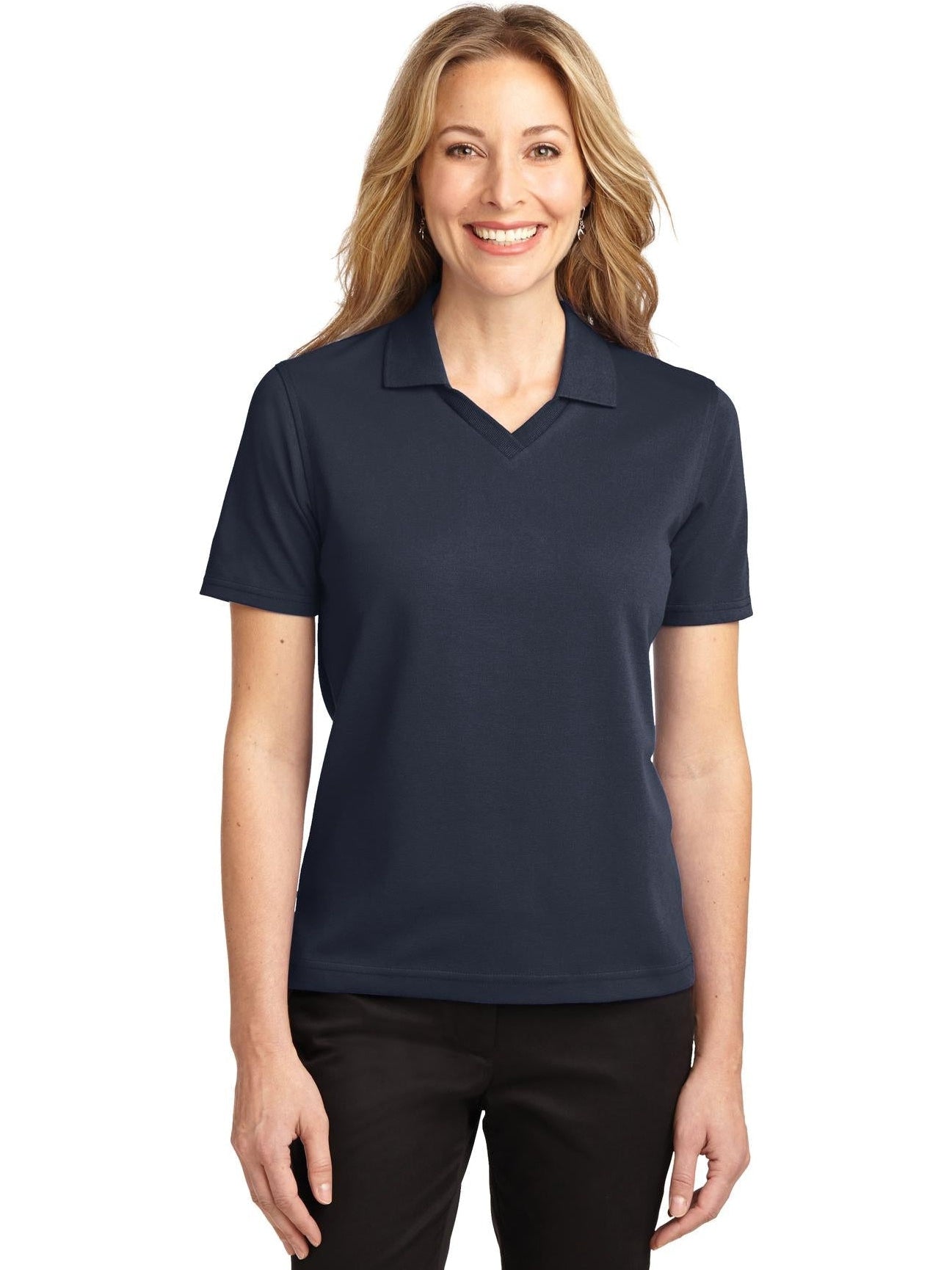 no-logo Port Authority Ladies Rapid Dry Polo Shirt-Regular-Port Authority-Thread Logic