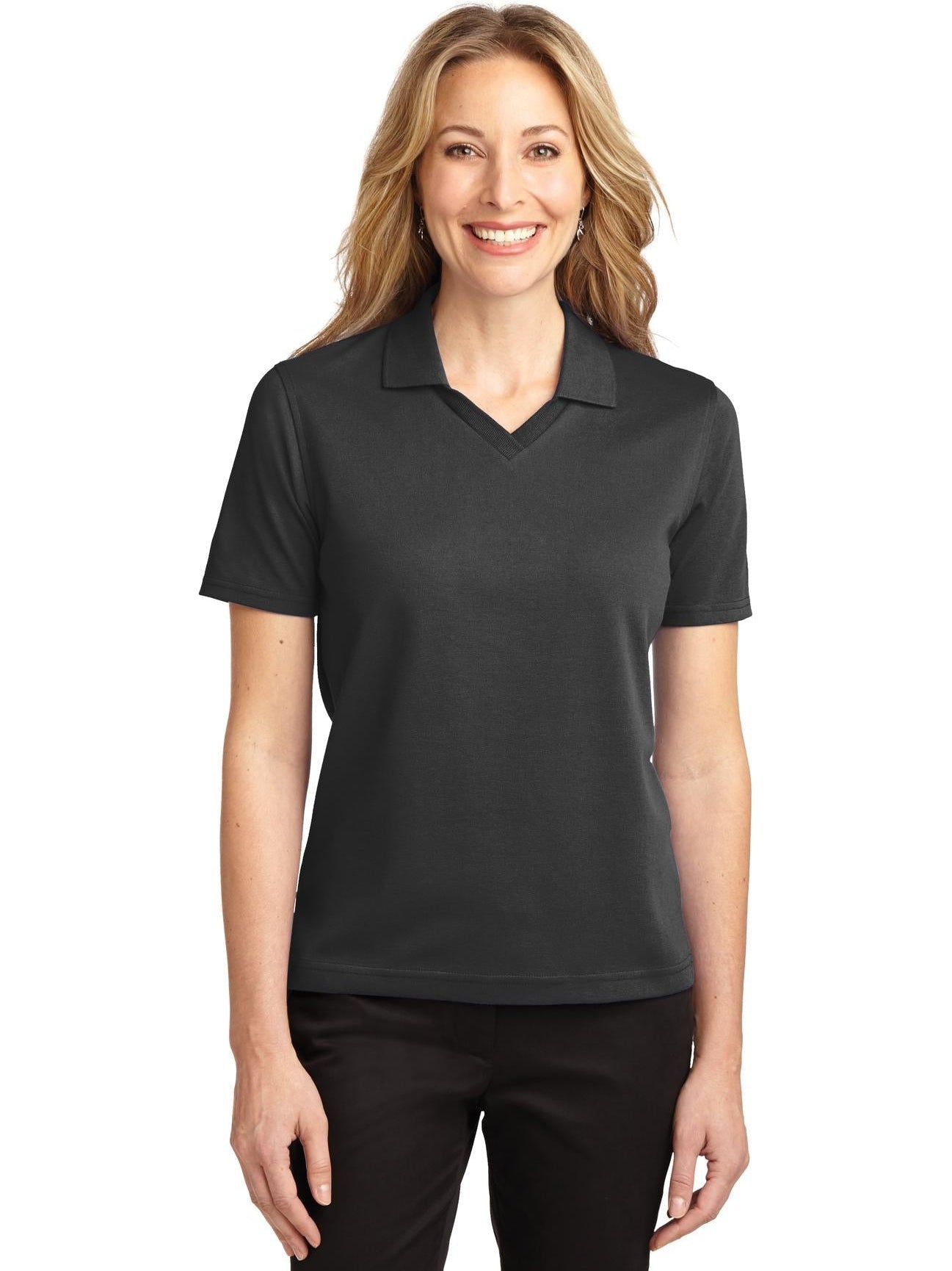 no-logo Port Authority Ladies Rapid Dry Polo Shirt-Regular-Port Authority-Thread Logic