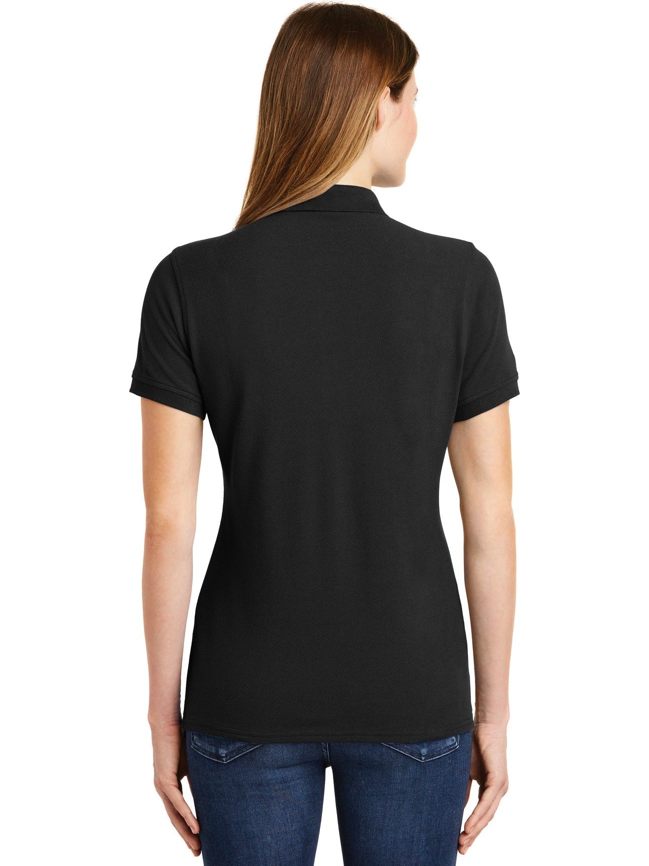 no-logo Port Authority Ladies Ring Spun Pique Polo-Active-Port Authority-Thread Logic