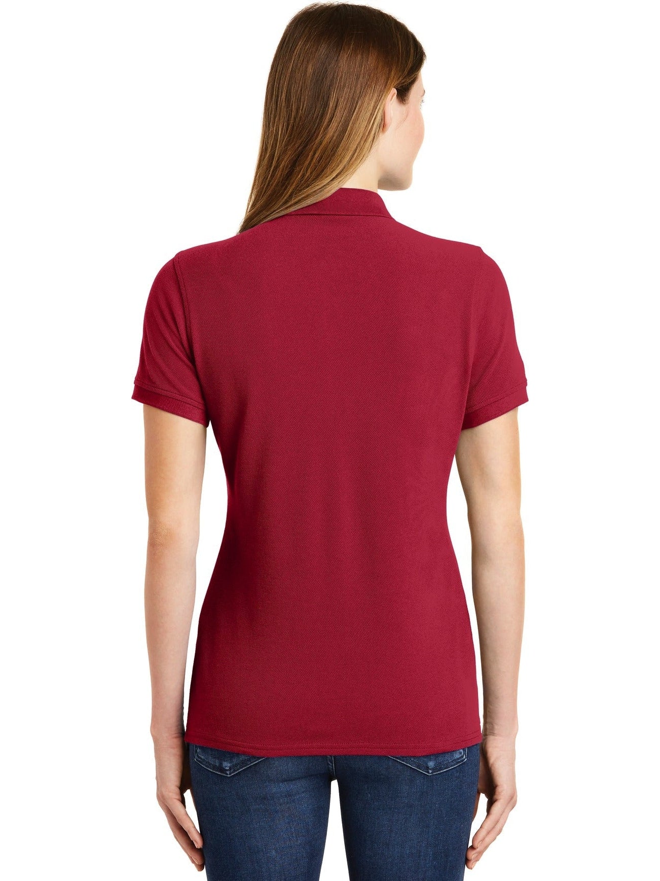 no-logo Port Authority Ladies Ring Spun Pique Polo-Active-Port Authority-Thread Logic