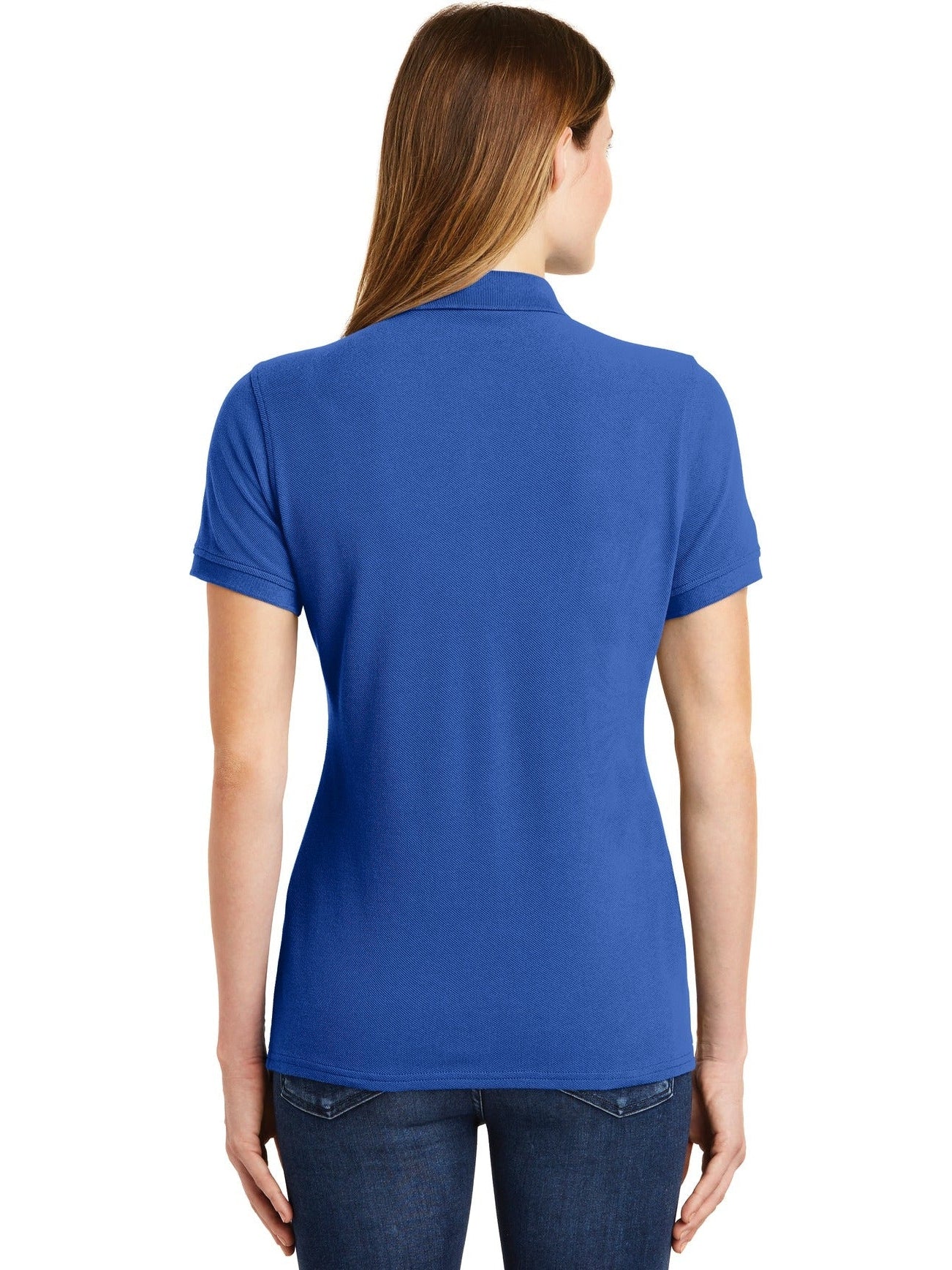 no-logo Port Authority Ladies Ring Spun Pique Polo-Active-Port Authority-Thread Logic