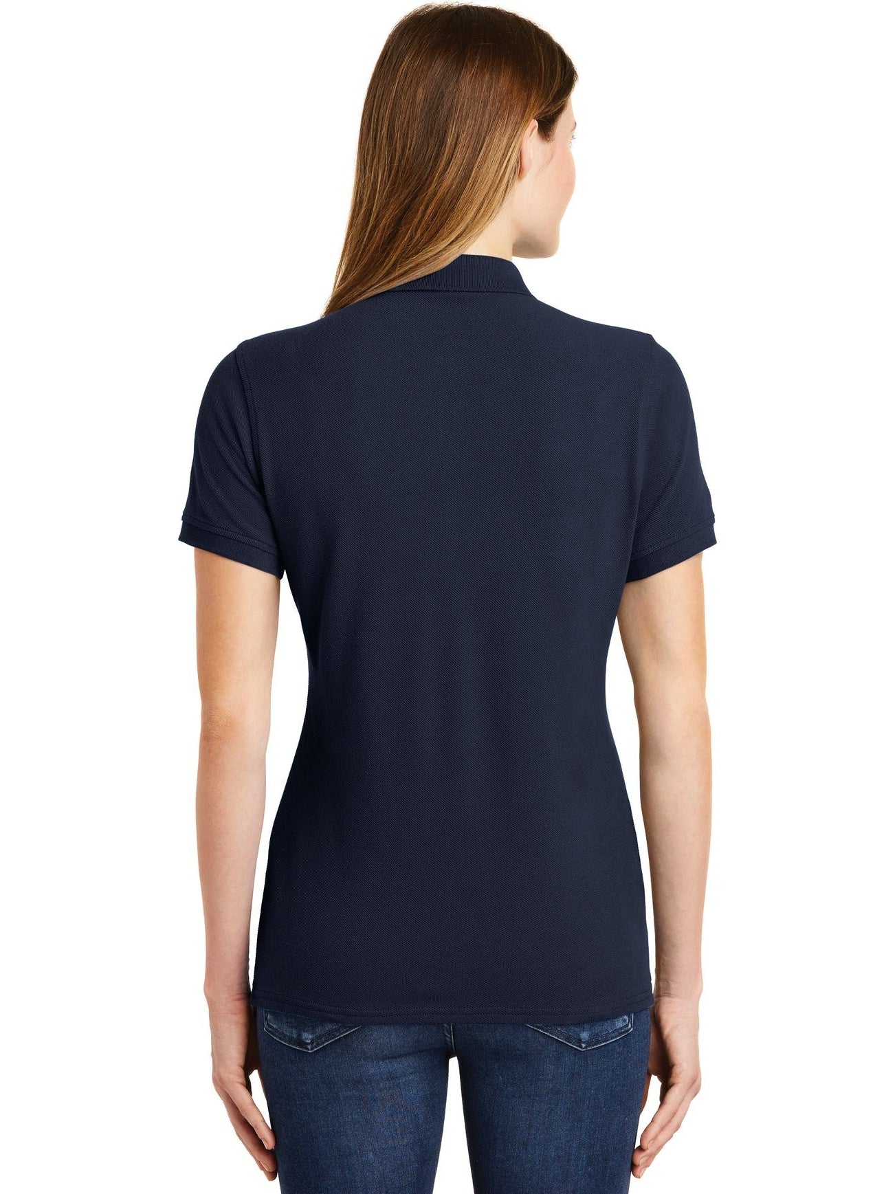 no-logo Port Authority Ladies Ring Spun Pique Polo-Active-Port Authority-Thread Logic