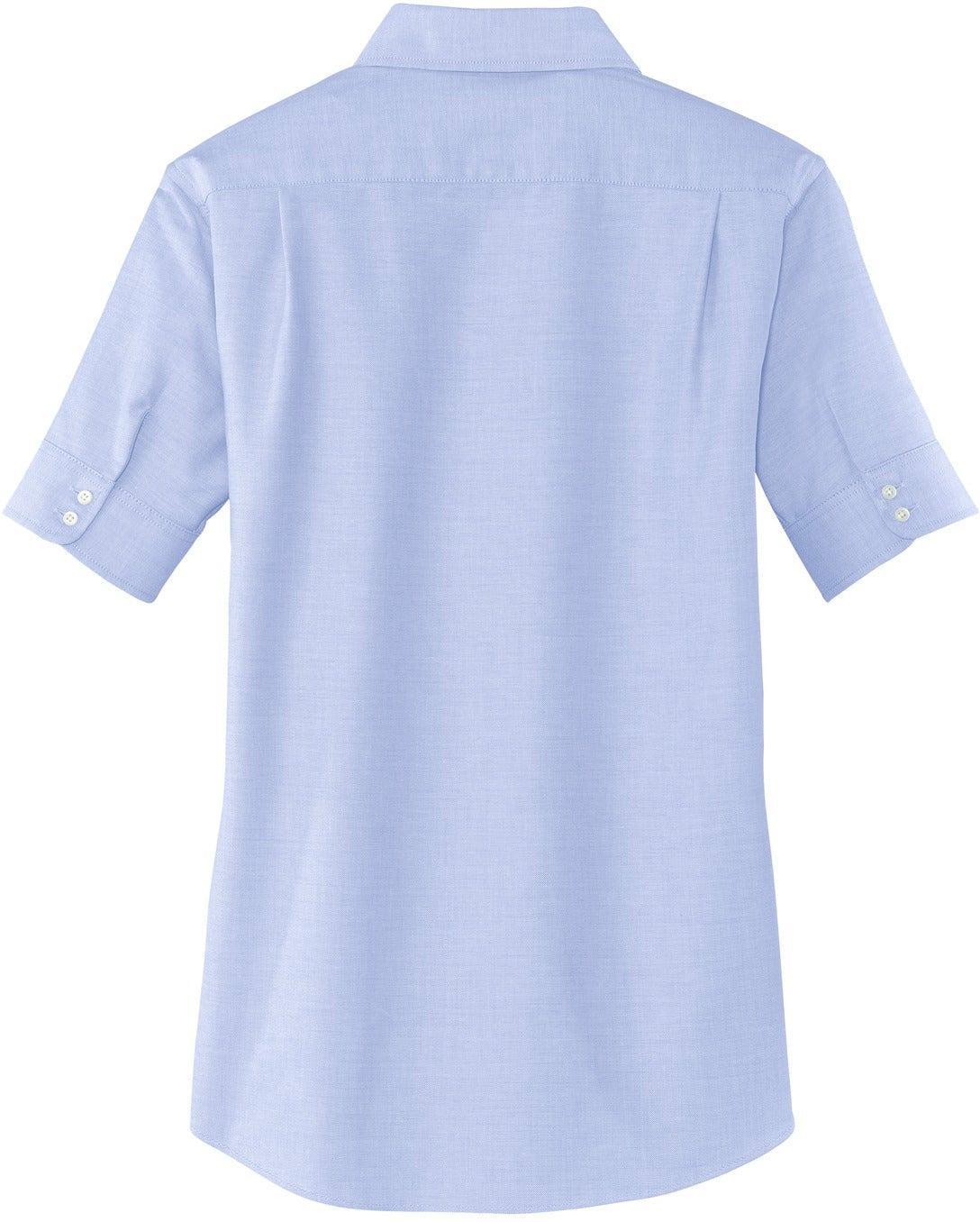 no-logo Port Authority Ladies Short Sleeve SuperPro Oxford Shirt-Regular-Port Authority-Thread Logic