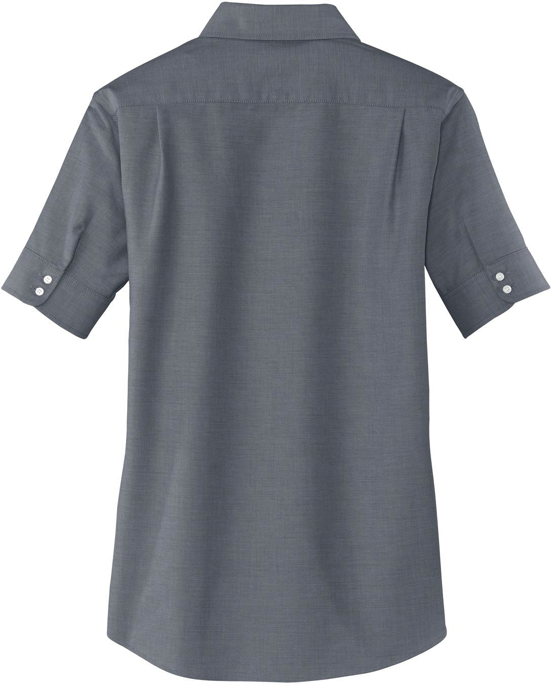 no-logo Port Authority Ladies Short Sleeve SuperPro Oxford Shirt-Regular-Port Authority-Thread Logic