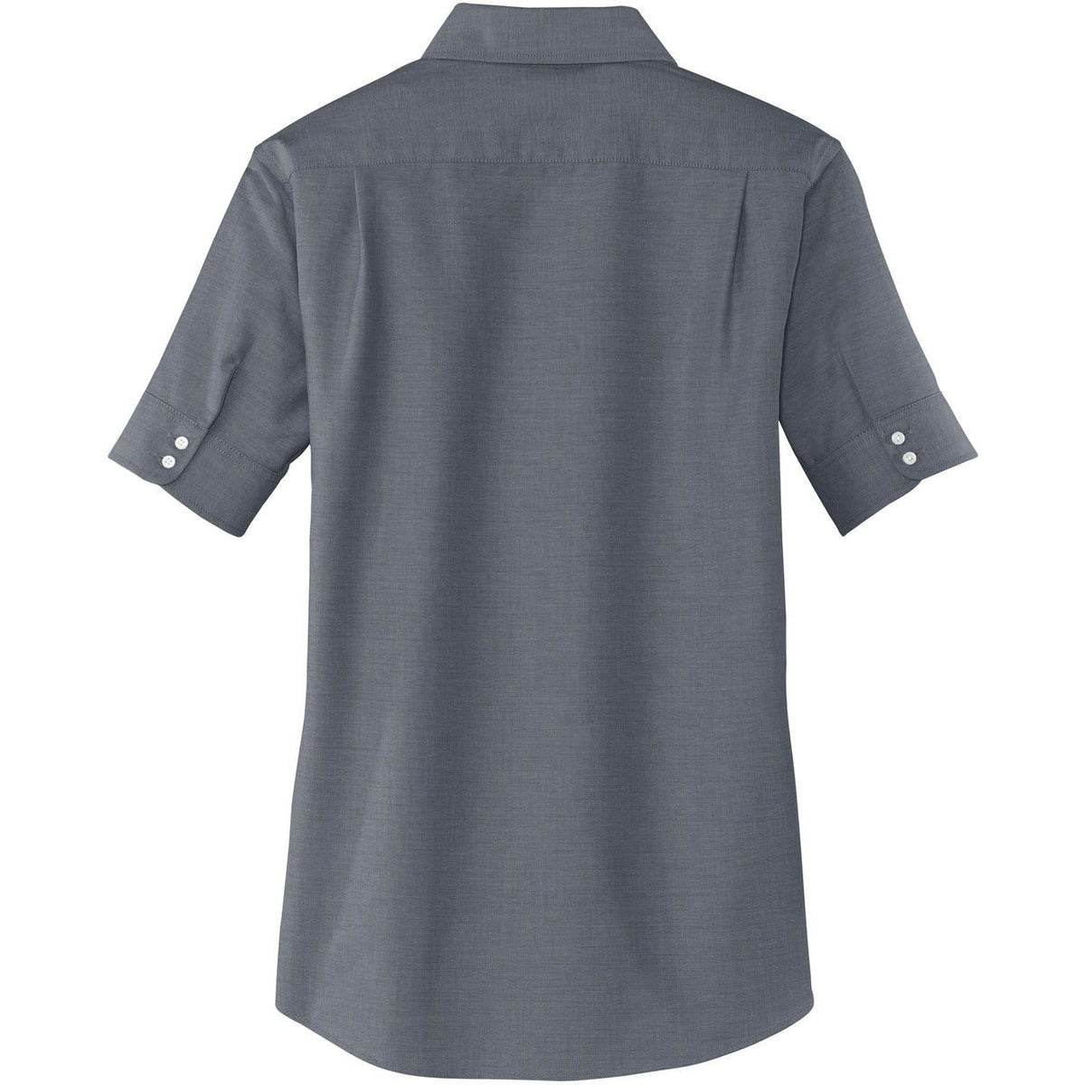 no-logo Port Authority Women's Short Sleeve SuperPro Oxford Shirt-Dress Shirts-Port Authority-Thread Logic