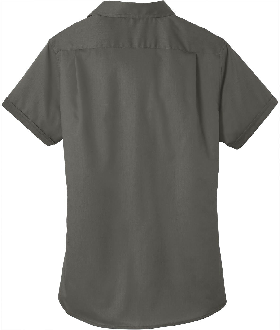 no-logo Port Authority Ladies Short Sleeve SuperPro Twill Shirt-Regular-Port Authority-Thread Logic