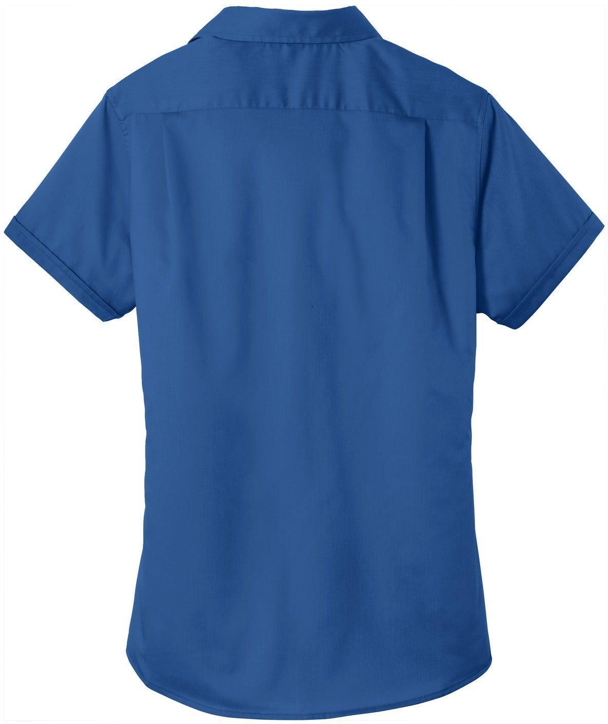 no-logo Port Authority Ladies Short Sleeve SuperPro Twill Shirt-Regular-Port Authority-Thread Logic
