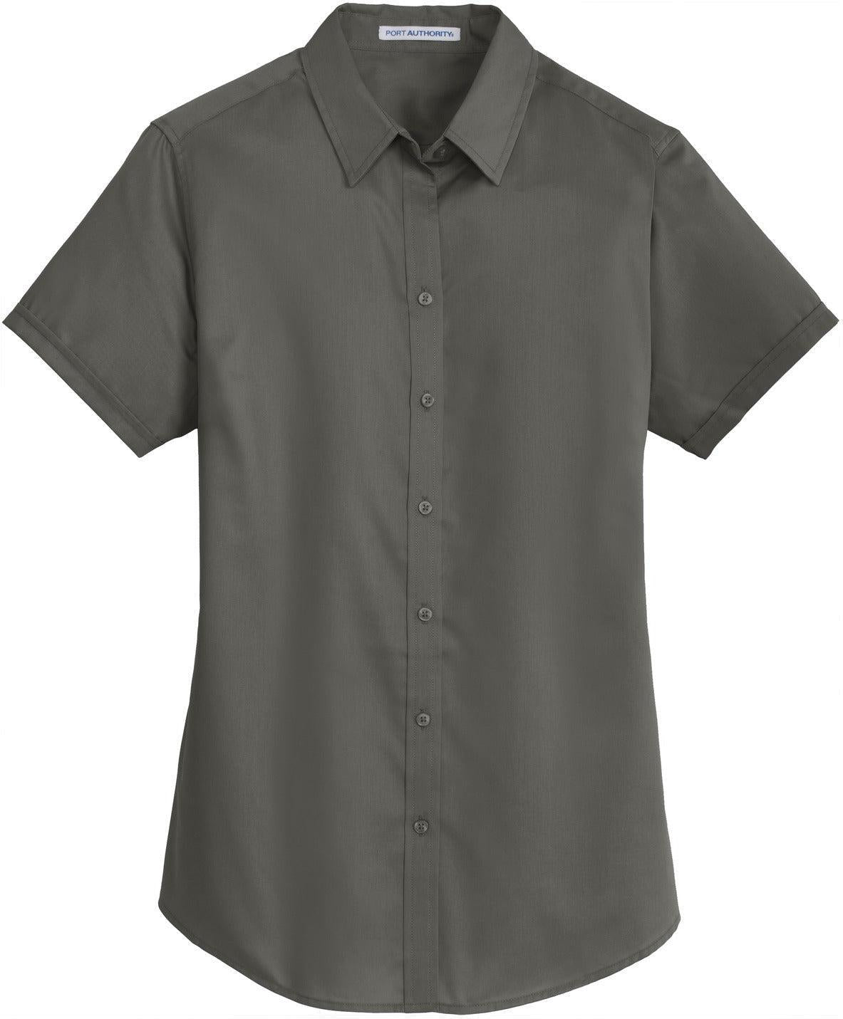 Port Authority Ladies Short Sleeve SuperPro Twill Shirt