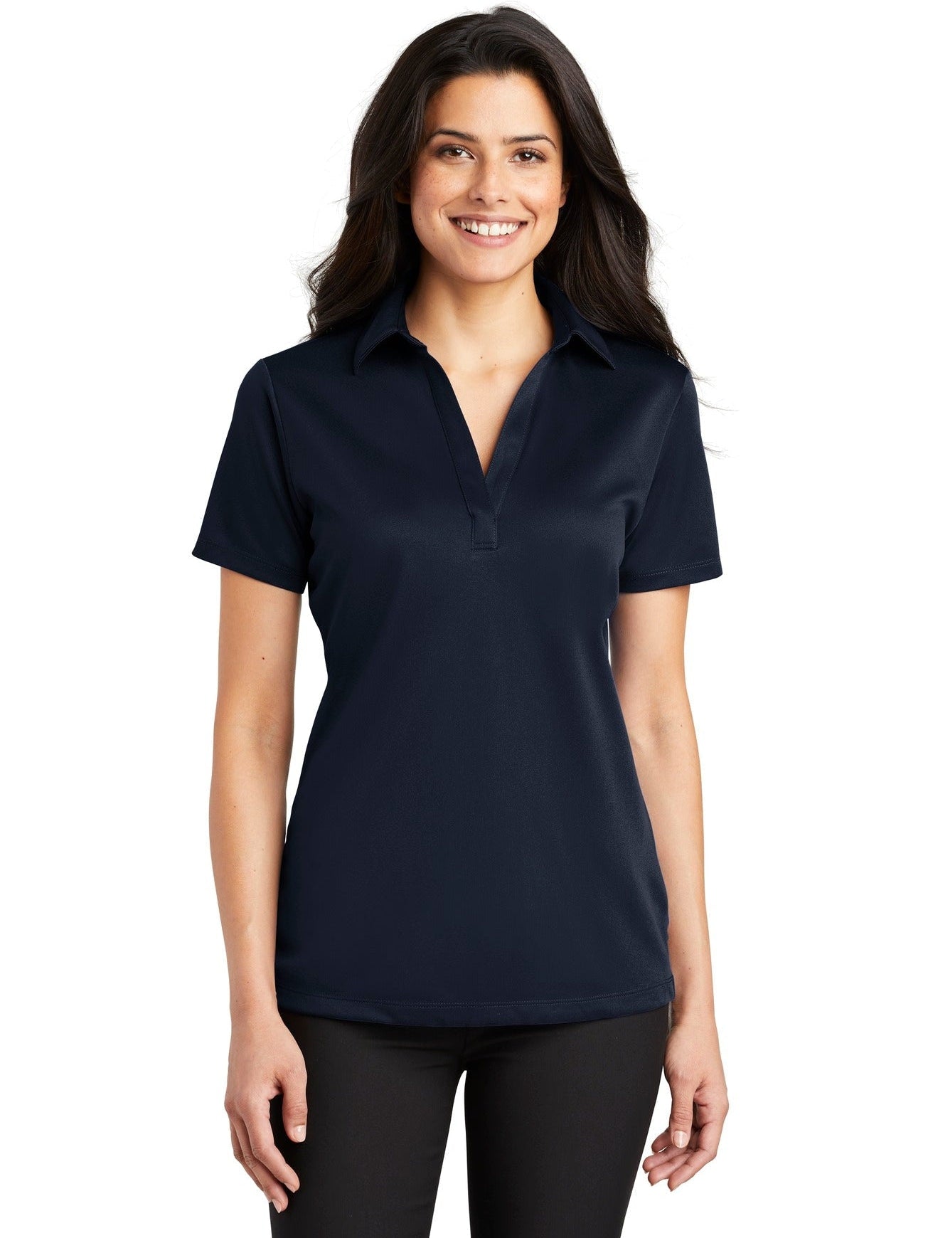 no-logo Port Authority Ladies Silk Touch Performance-Regular-Port Authority-Thread Logic