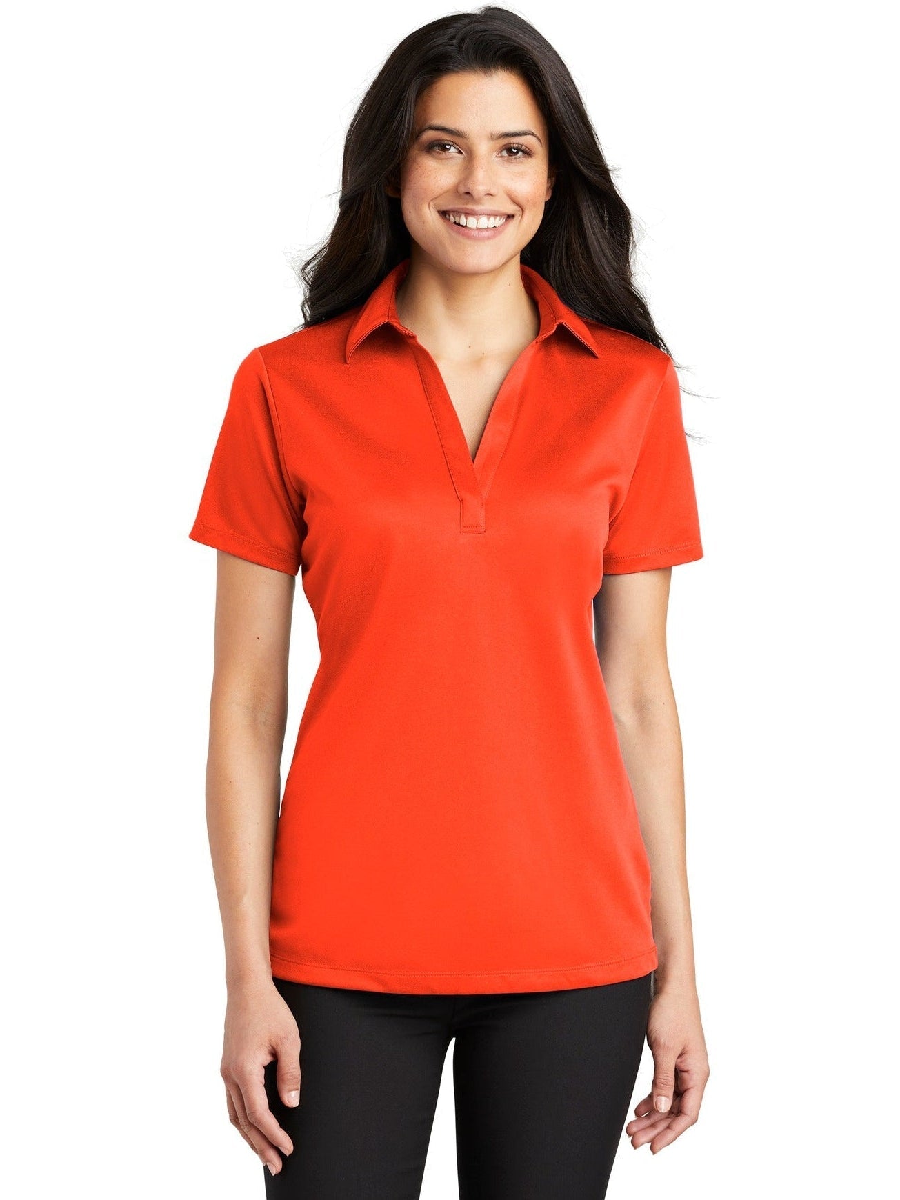 no-logo Port Authority Ladies Silk Touch Performance-Regular-Port Authority-Thread Logic