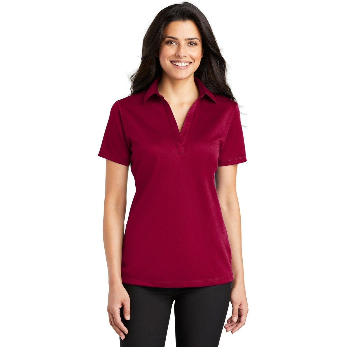 no-logo Port Authority Women's Silk Touch Performance-Regular-Port Authority-Thread Logic