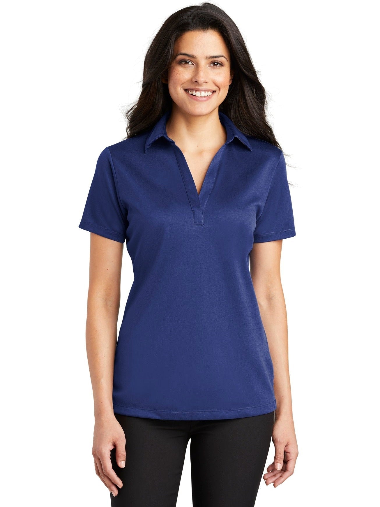 no-logo Port Authority Ladies Silk Touch Performance-Regular-Port Authority-Thread Logic