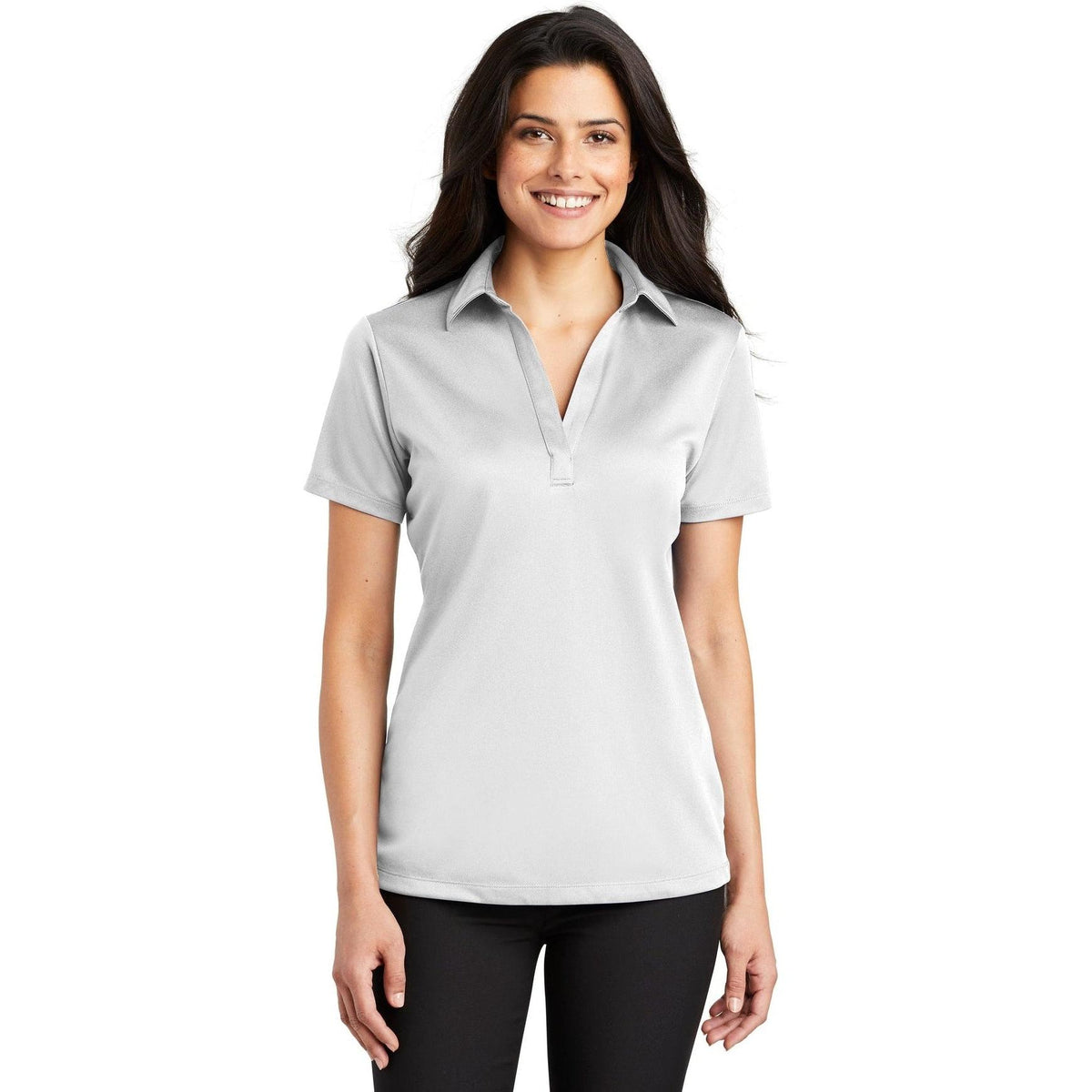 no-logo Port Authority Women's Silk Touch Performance-Regular-Port Authority-Thread Logic