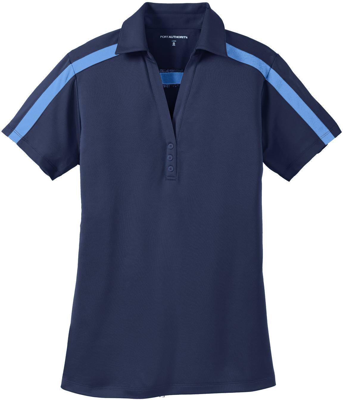 Port Authority Ladies Silk Touch Performance Colorblock Stripe