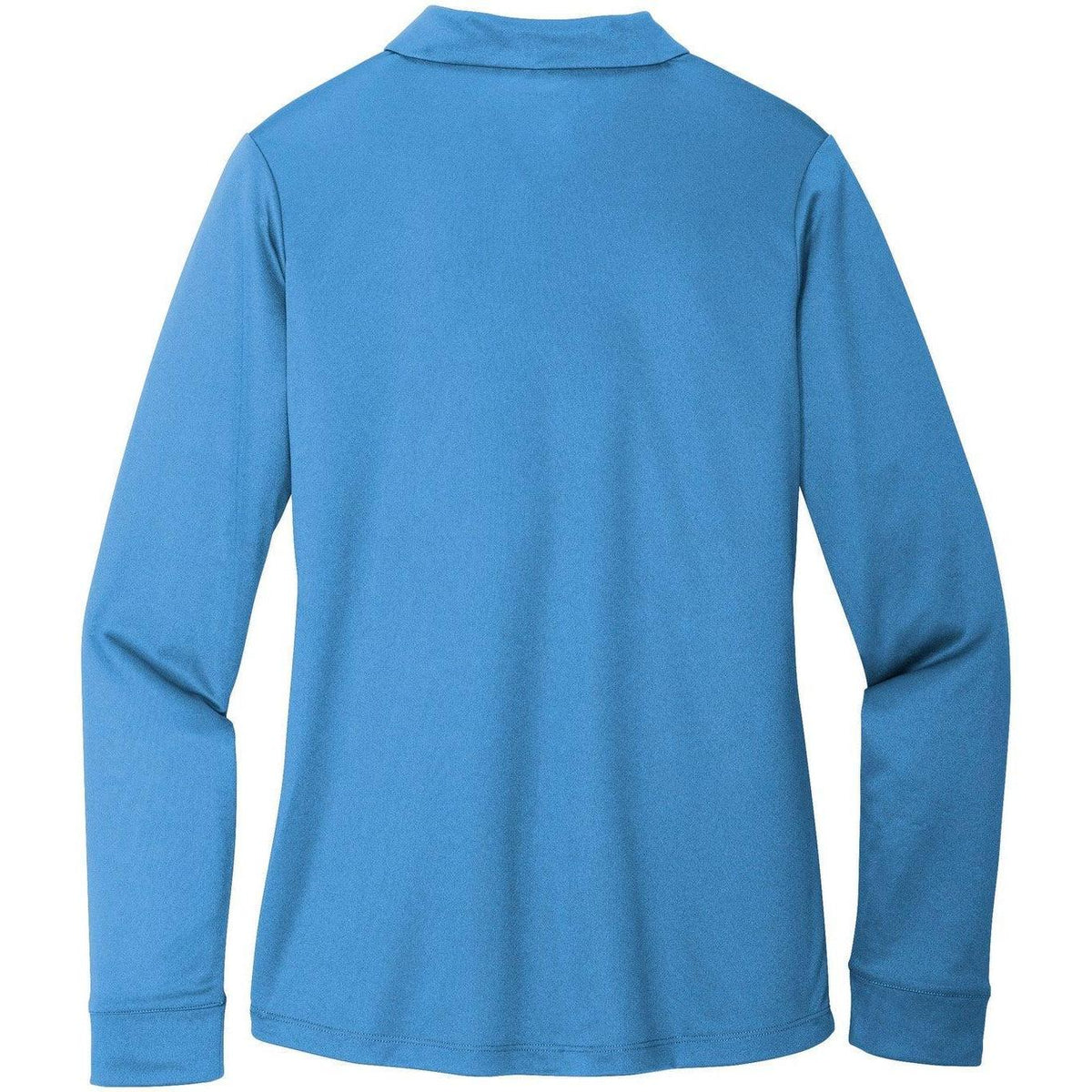 no-logo Port Authority Women's Silk Touch Performance Long Sleeve Polo-Polos-Port Authority-Thread Logic