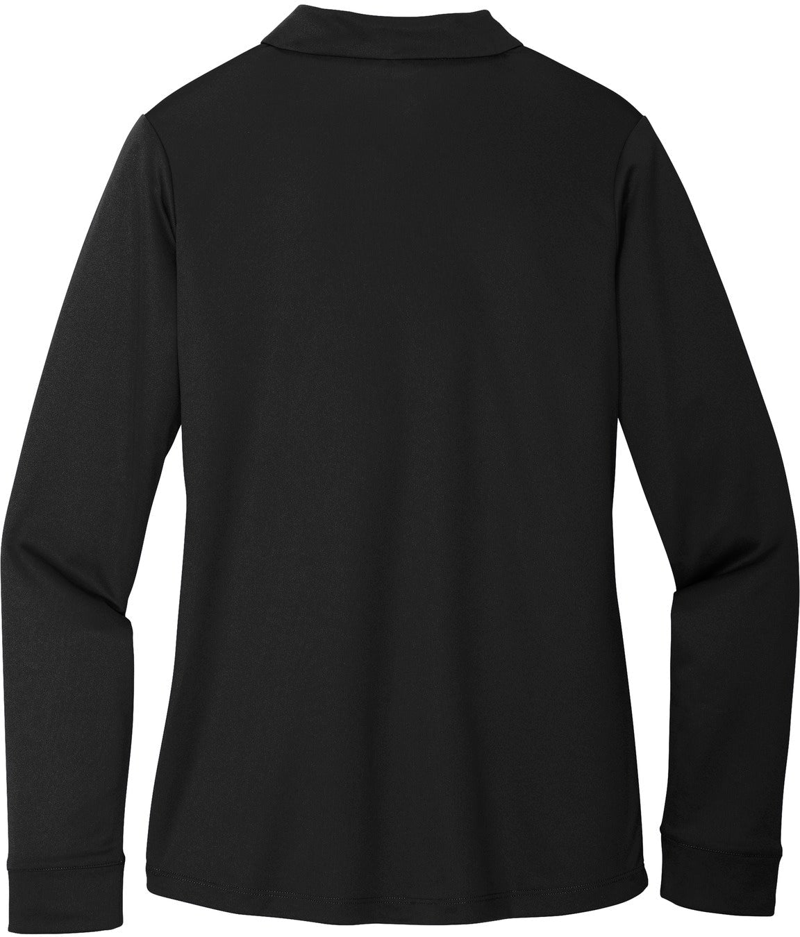 no-logo Port Authority Ladies Silk Touch Performance Long Sleeve Polo-Regular-Port Authority-Thread Logic