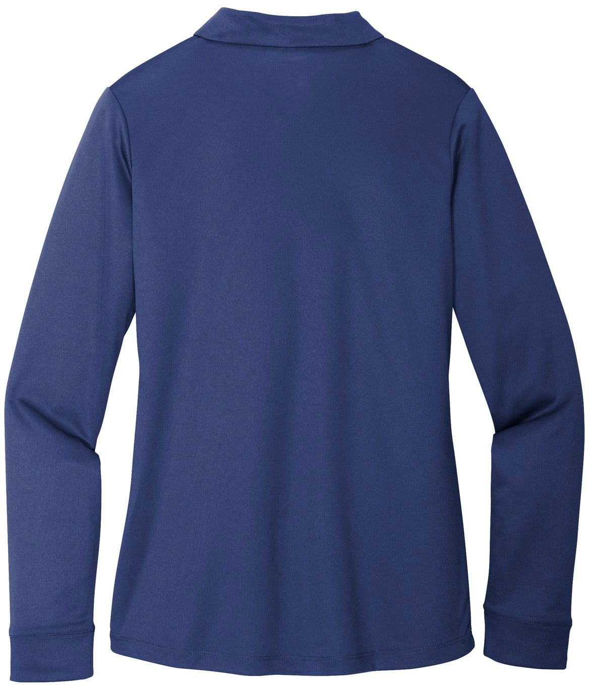 no-logo Port Authority Ladies Silk Touch Performance Long Sleeve Polo-Regular-Port Authority-Thread Logic