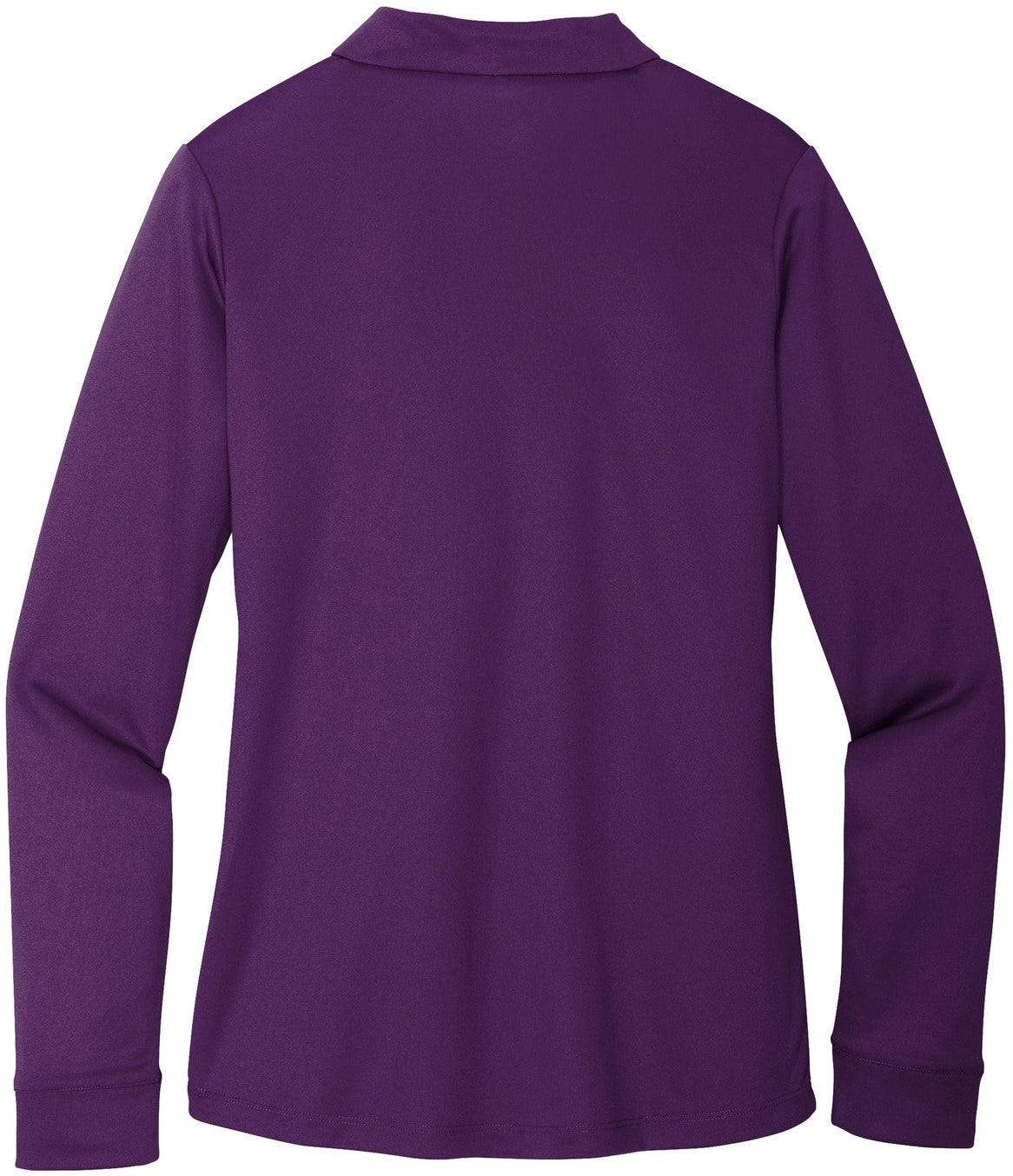 no-logo Port Authority Ladies Silk Touch Performance Long Sleeve Polo-Regular-Port Authority-Thread Logic