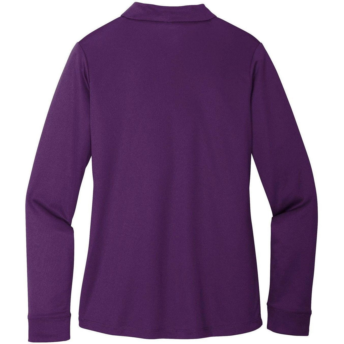 no-logo Port Authority Women's Silk Touch Performance Long Sleeve Polo-Polos-Port Authority-Thread Logic